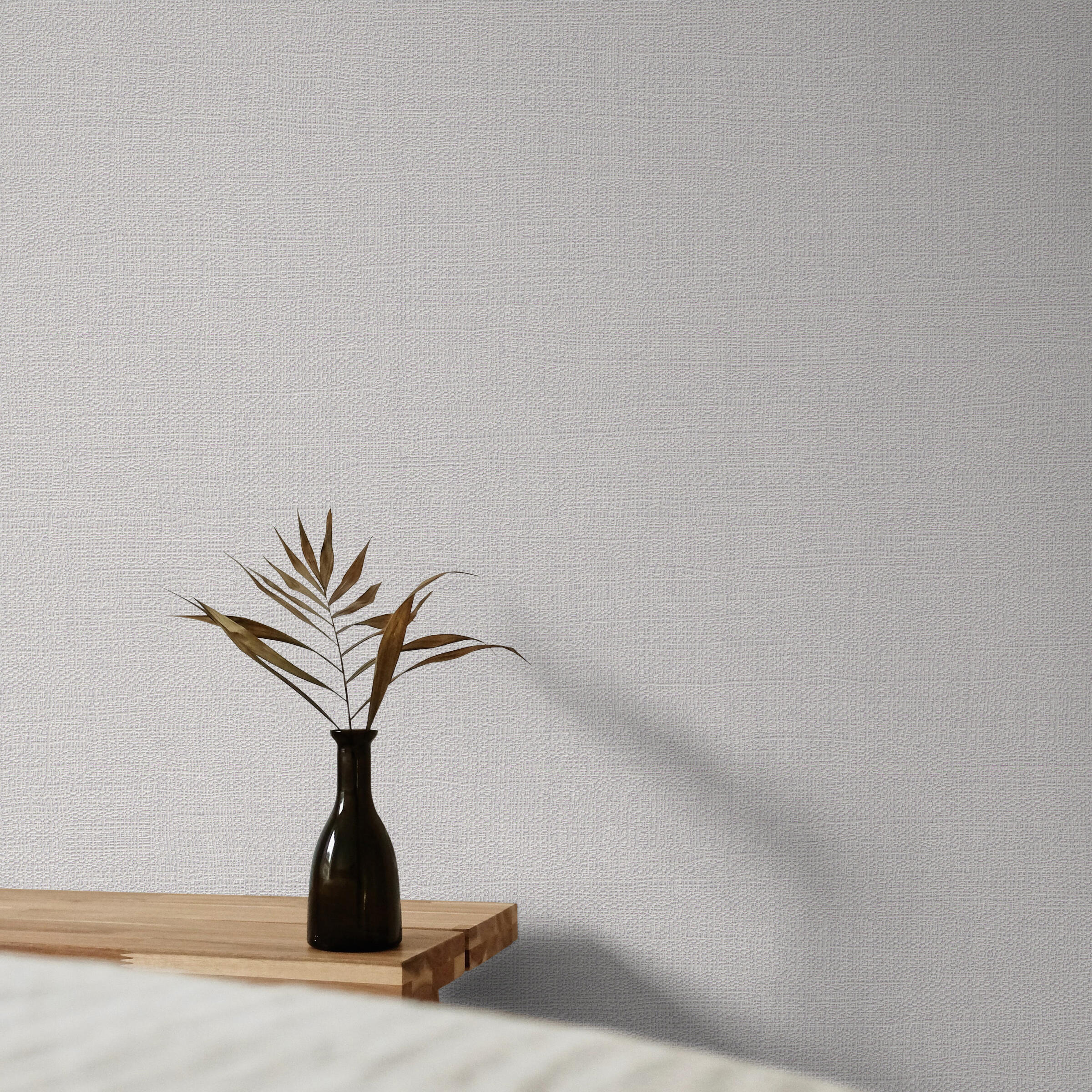 Papier peint intissé Textile nacré INSPIRE gris cool n°1 - 2