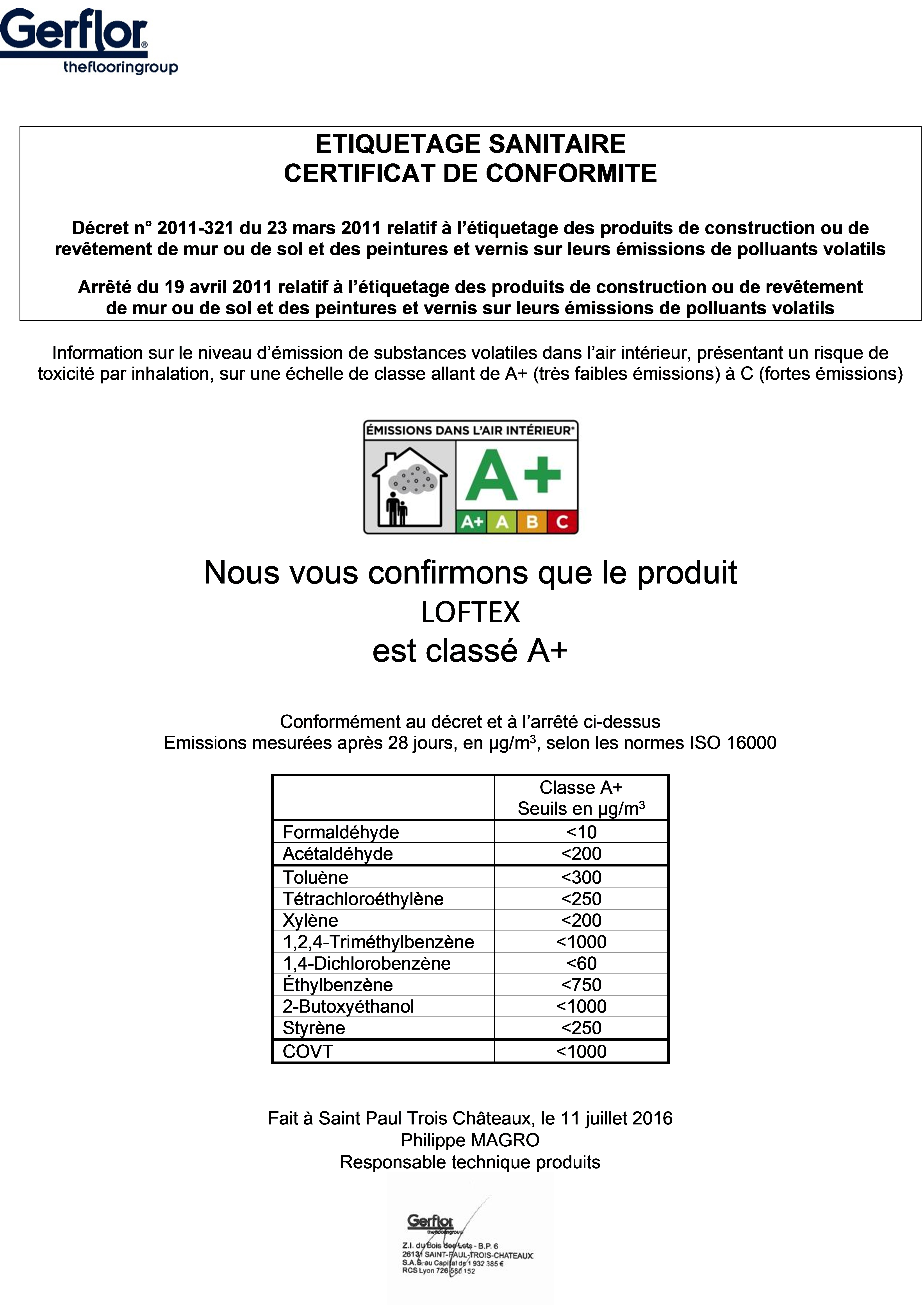 Echantillon sol pvc GERFLOR effet béton boutic - 2