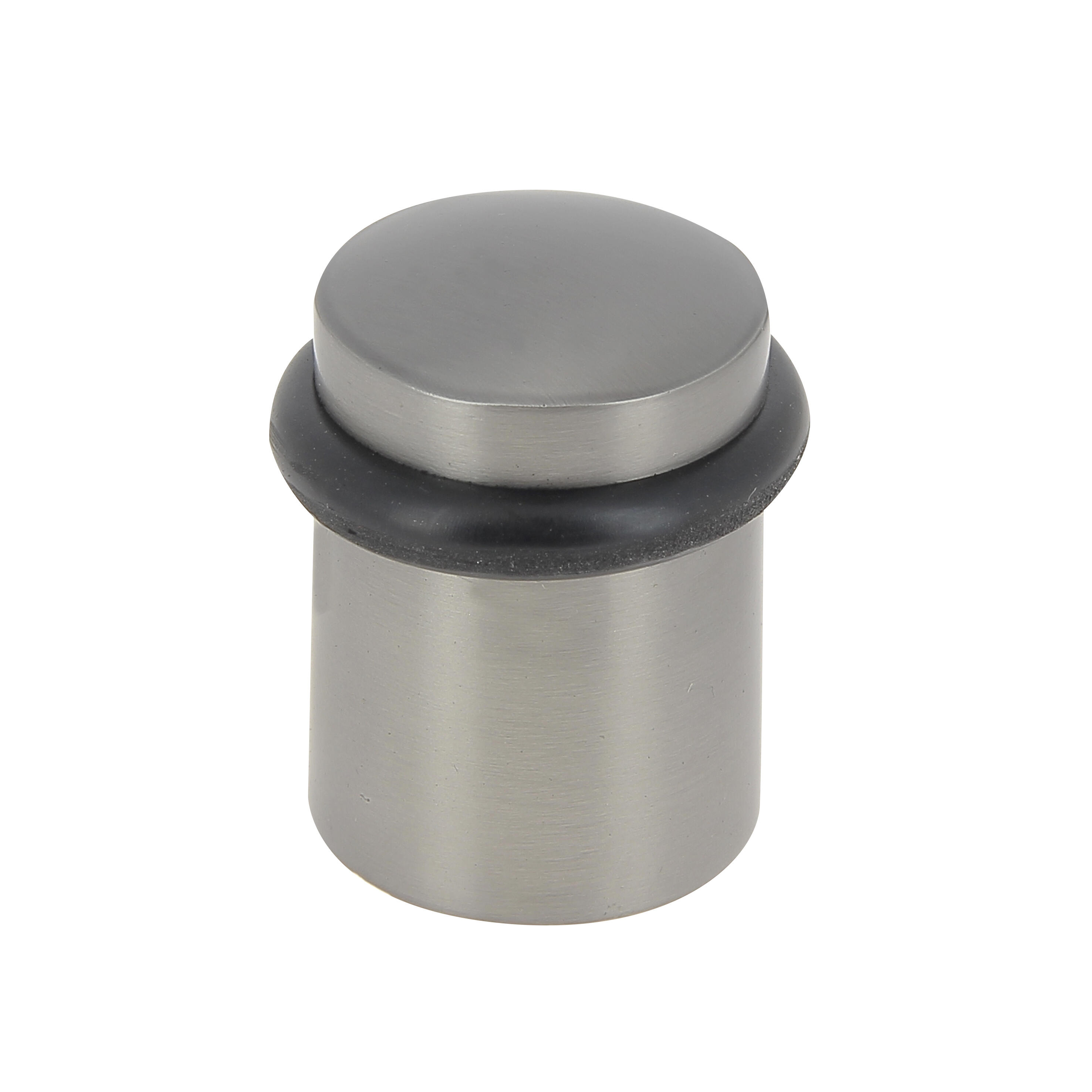 Lot de 4 butées de porte à visser aluminium LINEA BERTOMANI anthracite, ⌀3.4 x H - 4