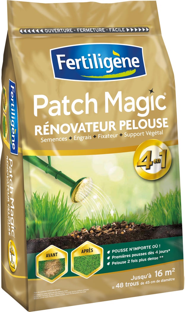 Pelouse regarnissage FERTILIGENE Fpatch36, 14 m²