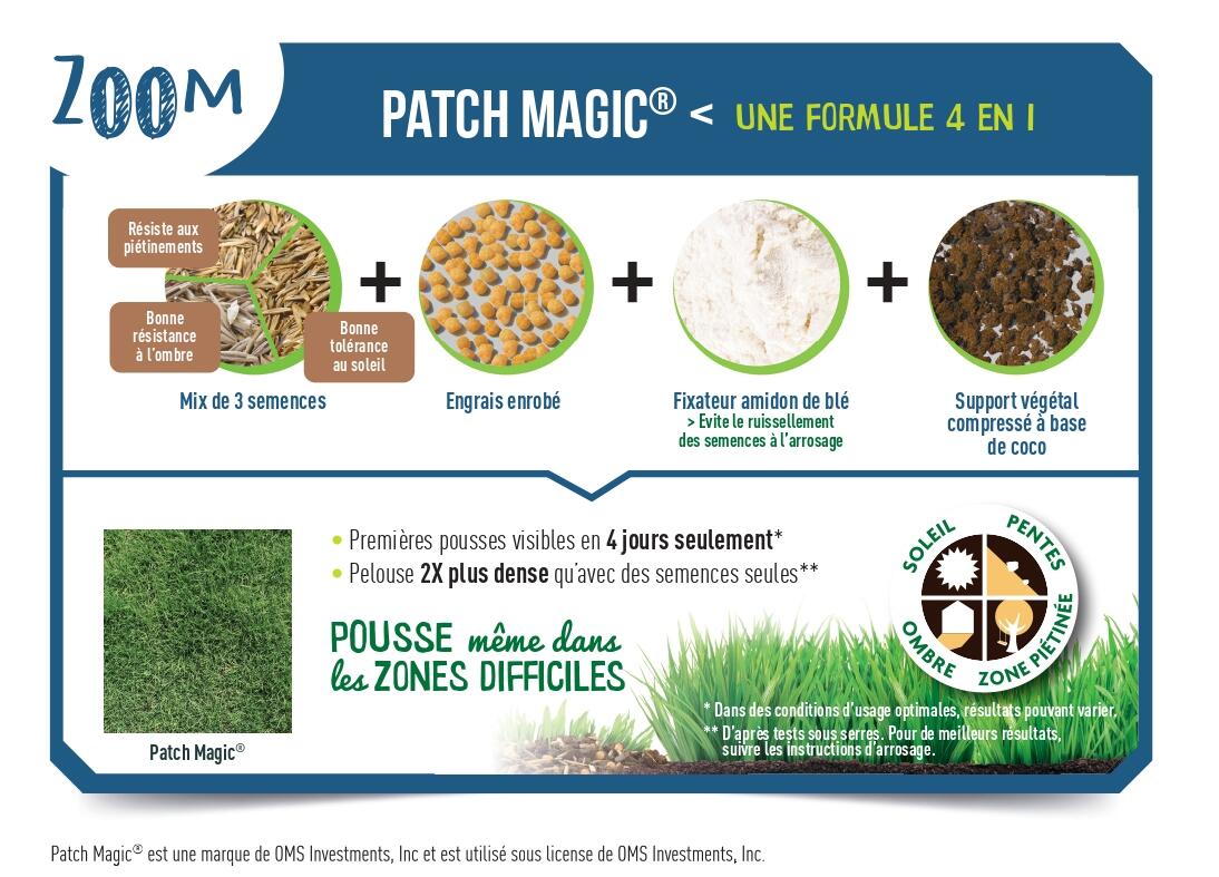 Pelouse regarnissage FERTILIGENE Fpatch36, 14 m² - 3