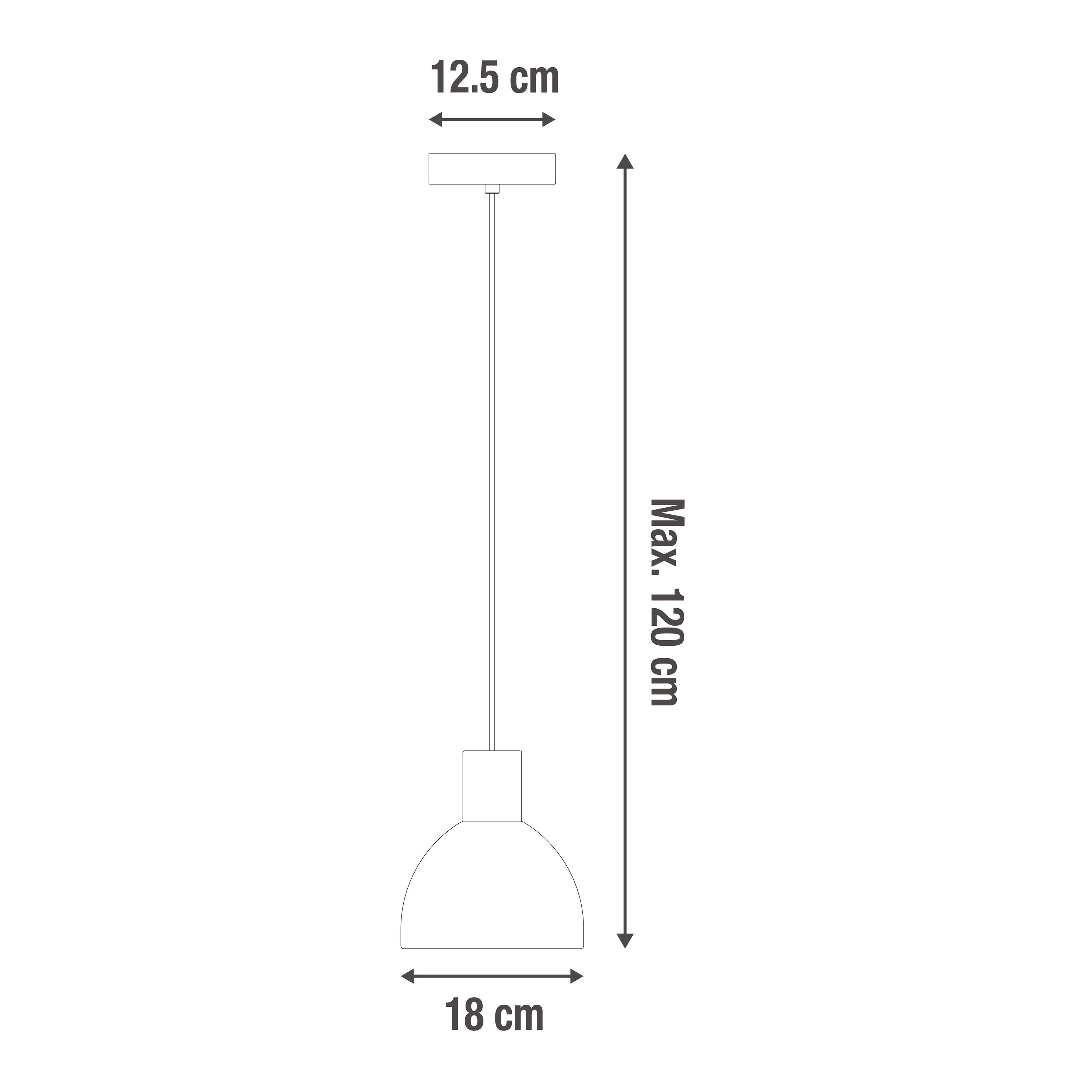 Lampa wisząca Venosa E27 biała Inspire - 11