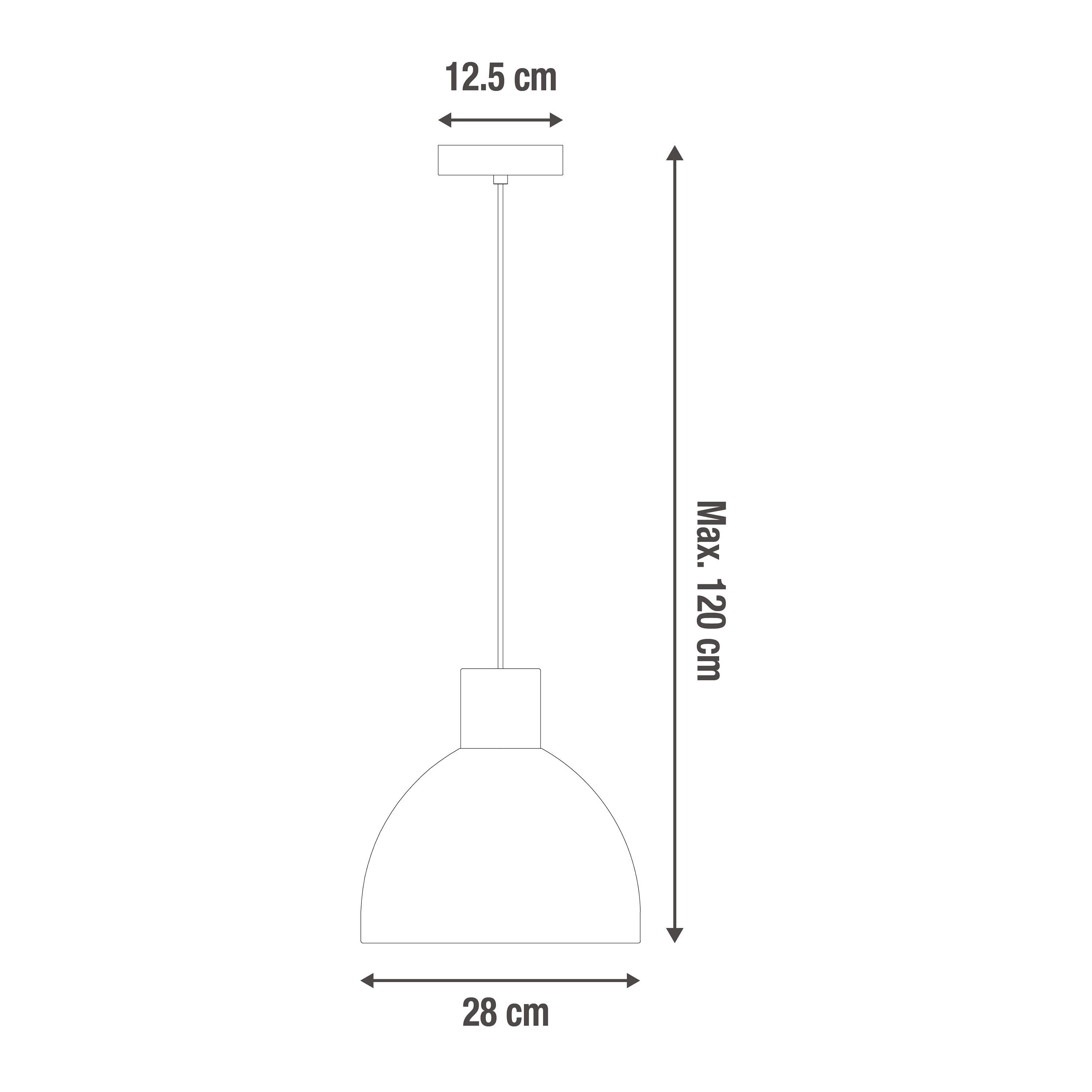 Suspension Venosa bois, blanc, Diam.28 cm INSPIRE, E27 - 7