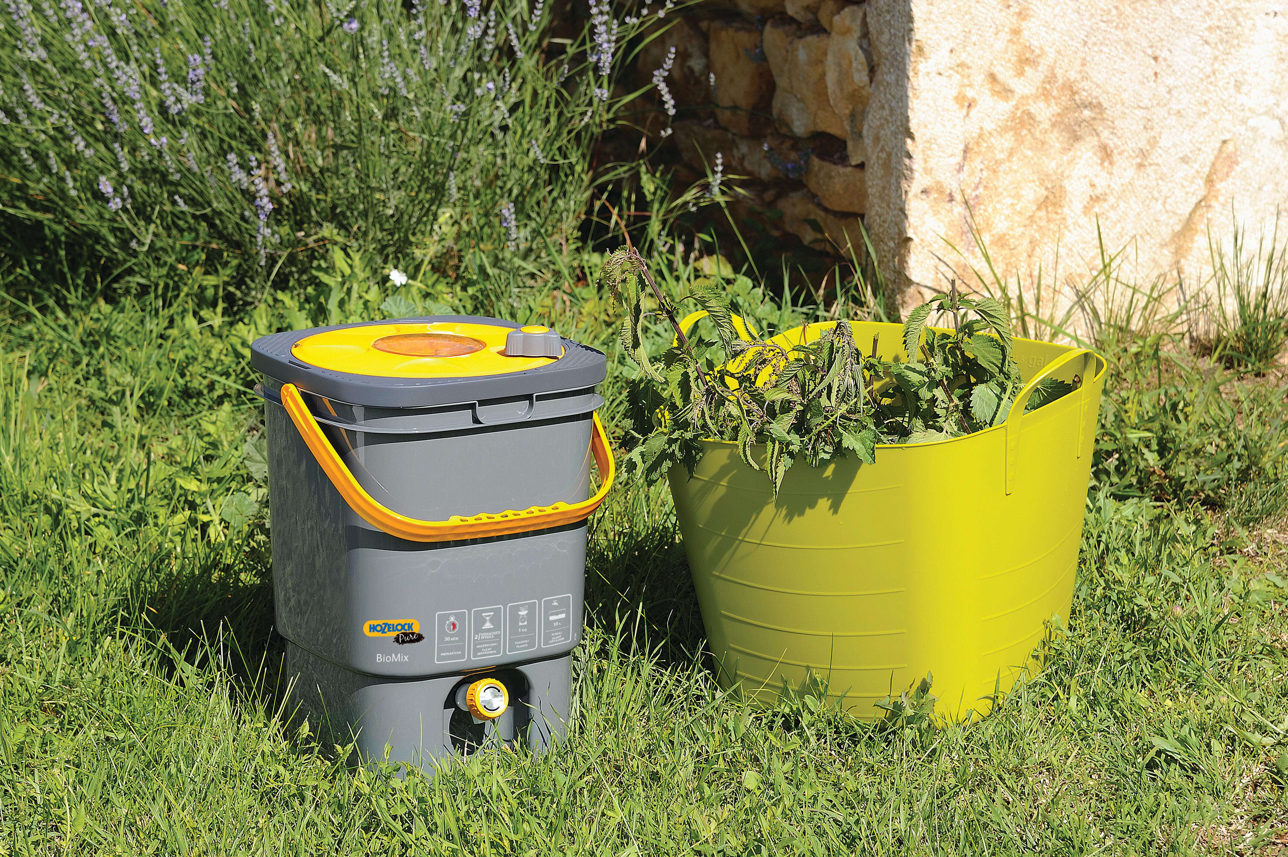 Composteur d'extérieur HOZELOCK Biomix gris / argent 19 l - 3