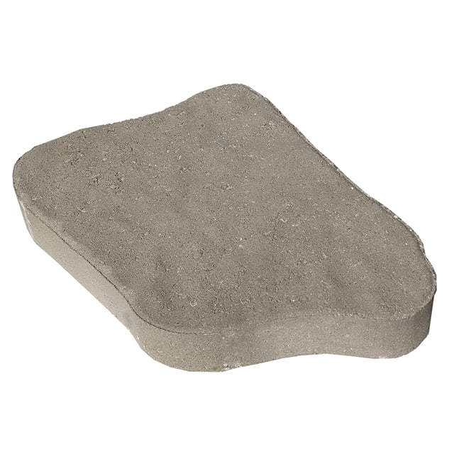 Pas japonais en béton LUDIK, gris clair, L.34 x l.25 x Ep.4.5 cm