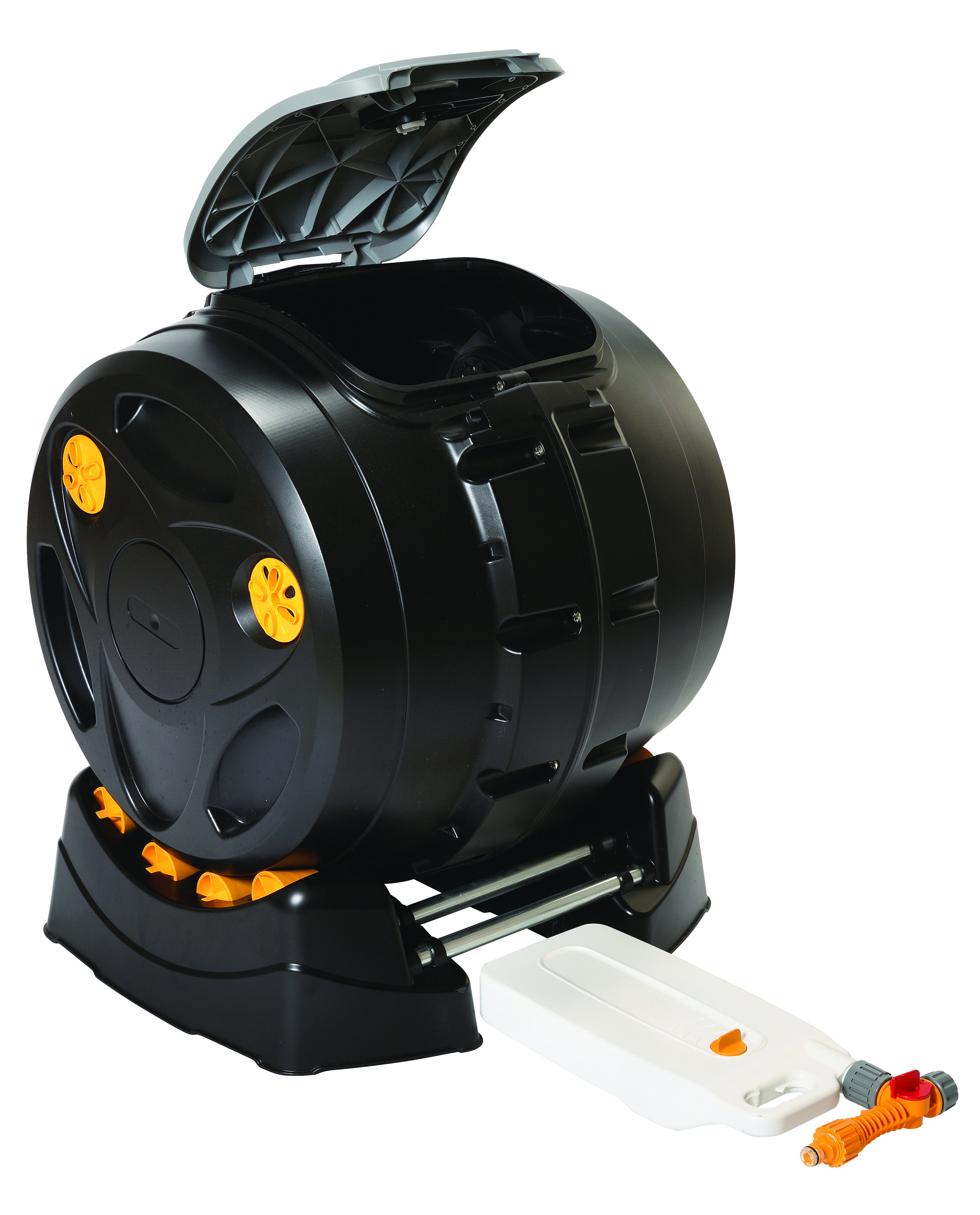 Composteur d'extérieur HOZELOCK 100-004-694 gris / argent 100 l - 2