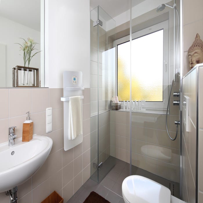 Sèche-serviettes électrique soufflant compact Anuri