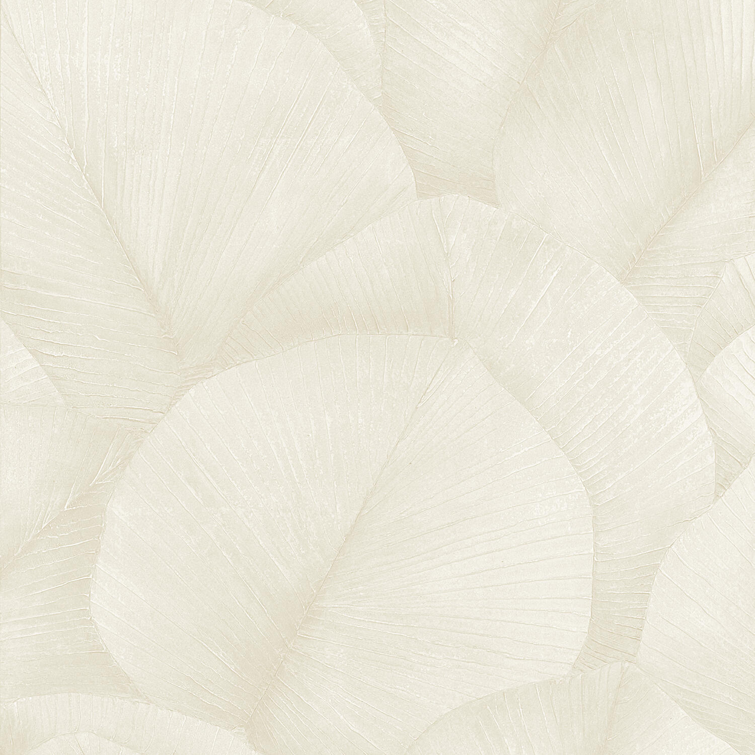 Papier peint intissé Feuille osaka beige - 3