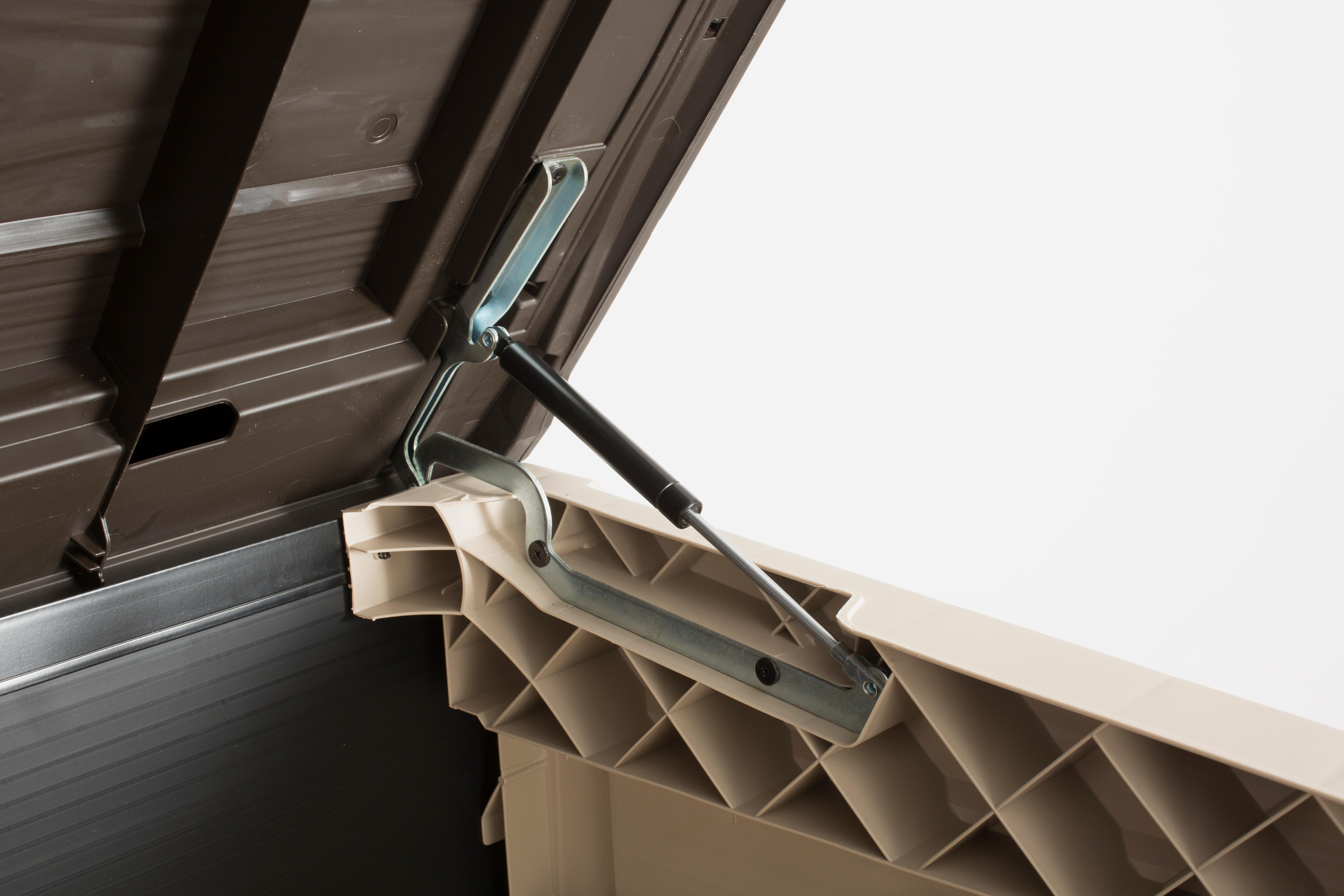 Coffre de jardin SIO MAX en résine - KETER - beige et marron - 1200 litres - 3