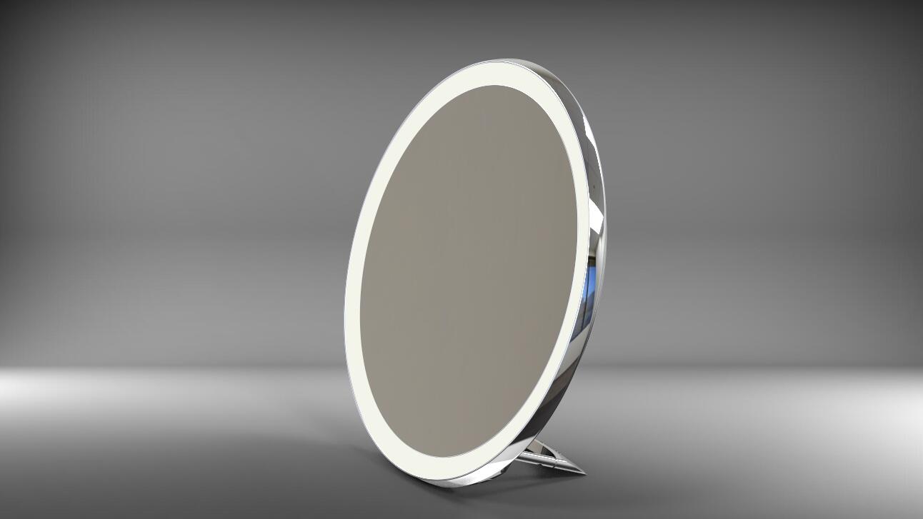 Miroir lumineux l.120 x H.70 cm Moonpick, Anti-buée, Variateur, grossissant - 4