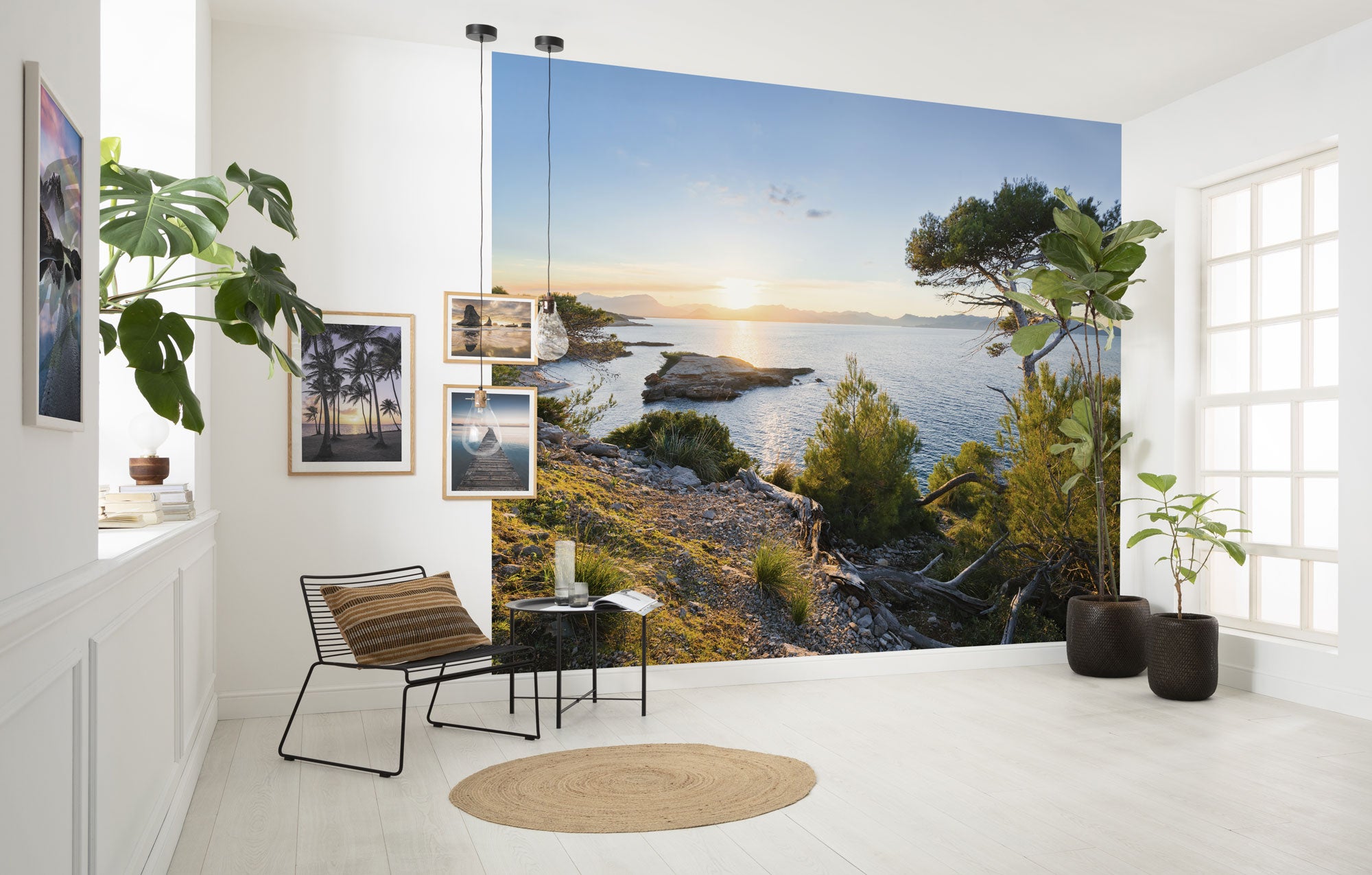 Mural vinilo liso naturaleza soleil du soir multicolor 300 x 250 cm komar