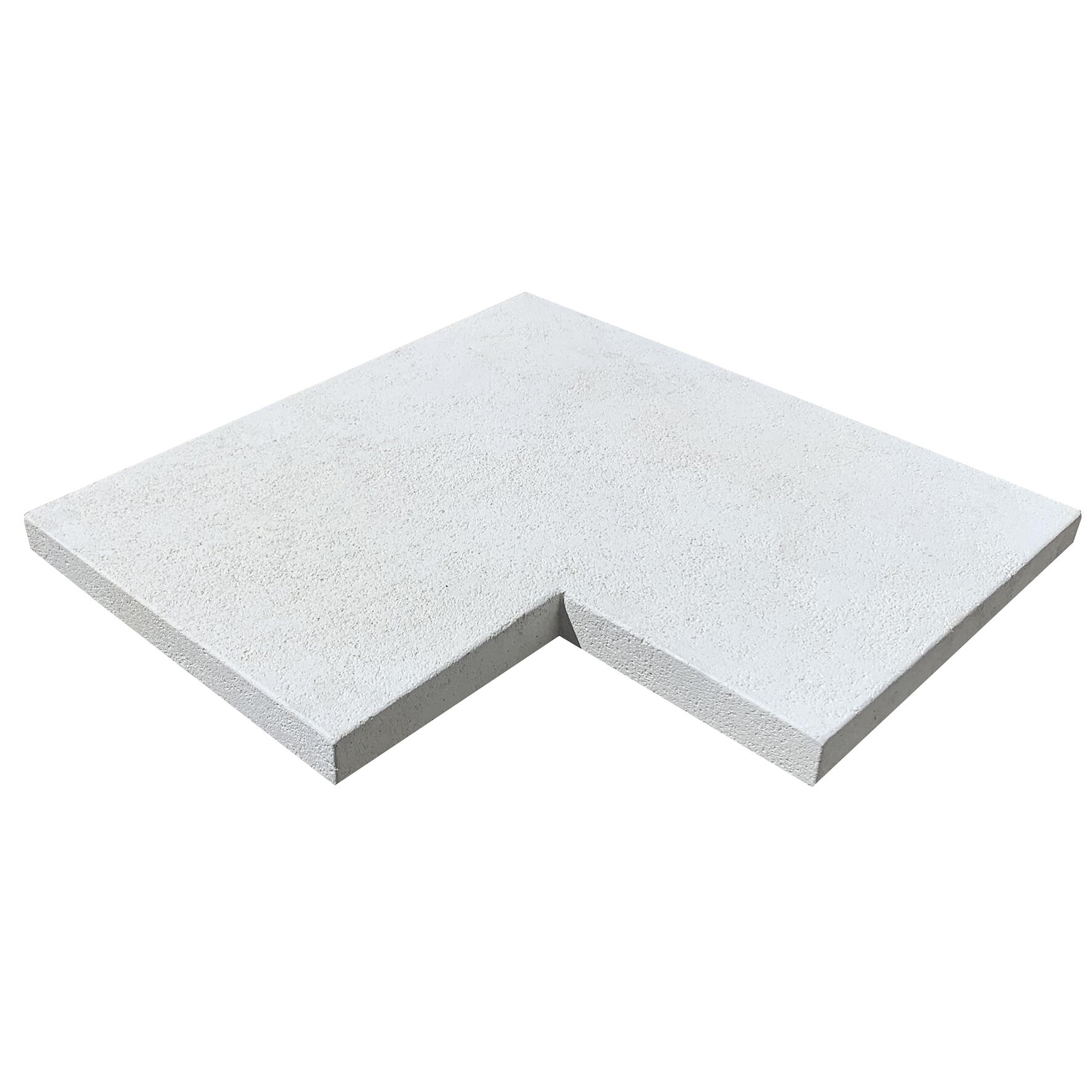Angle rentrant KAOLA/SIEL en béton blanc, L.50 x l.50 x Ep.4 cm | Leroy ...
