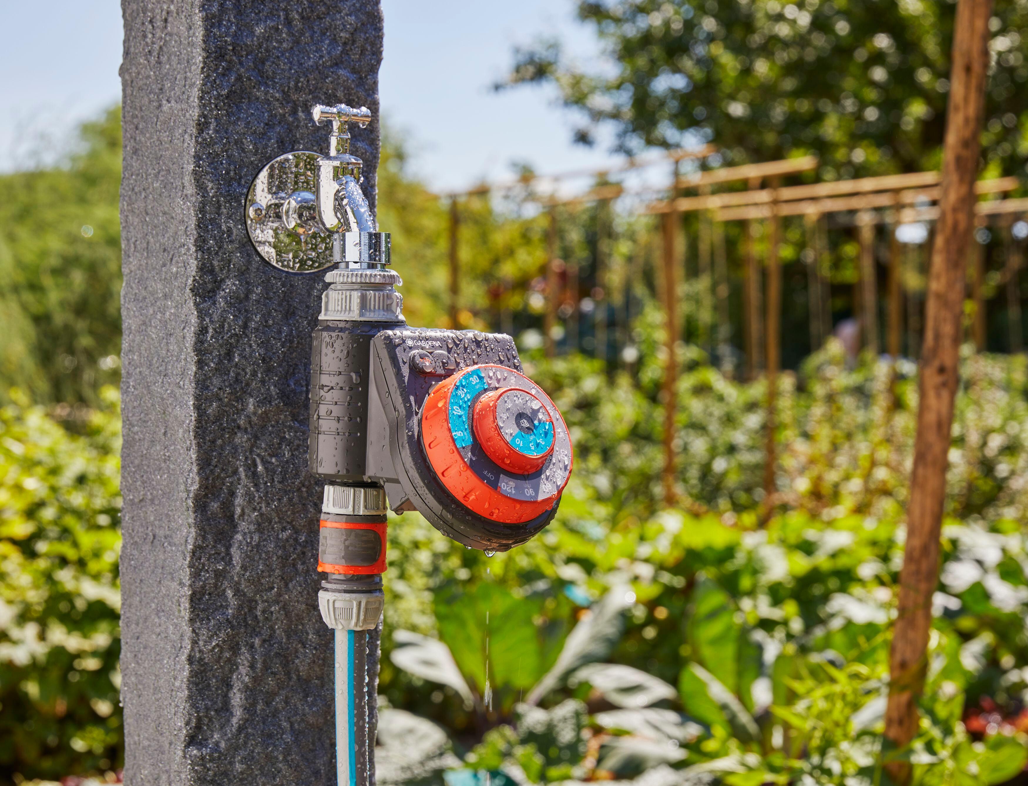 Programador de torneira GARDENA EASYPLUS 1 VIA - 7