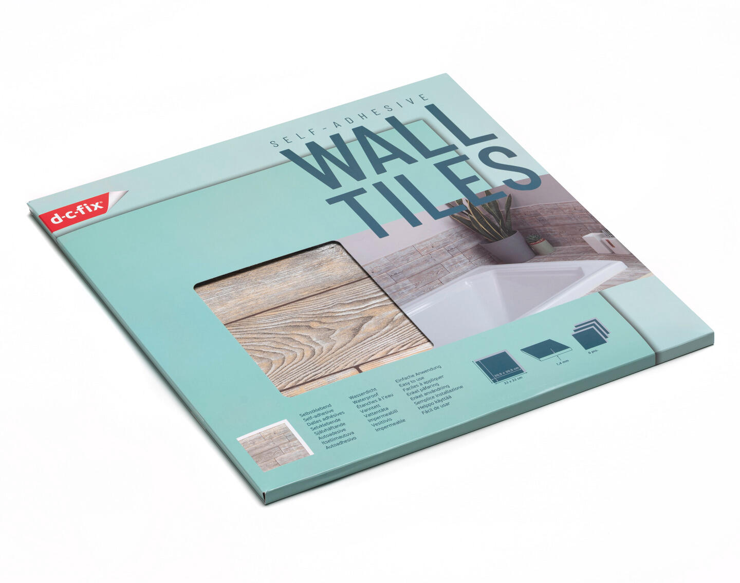 Sticker decorativo casa marrón D-C-FIX Roble Rustico de 30x30cm - 4