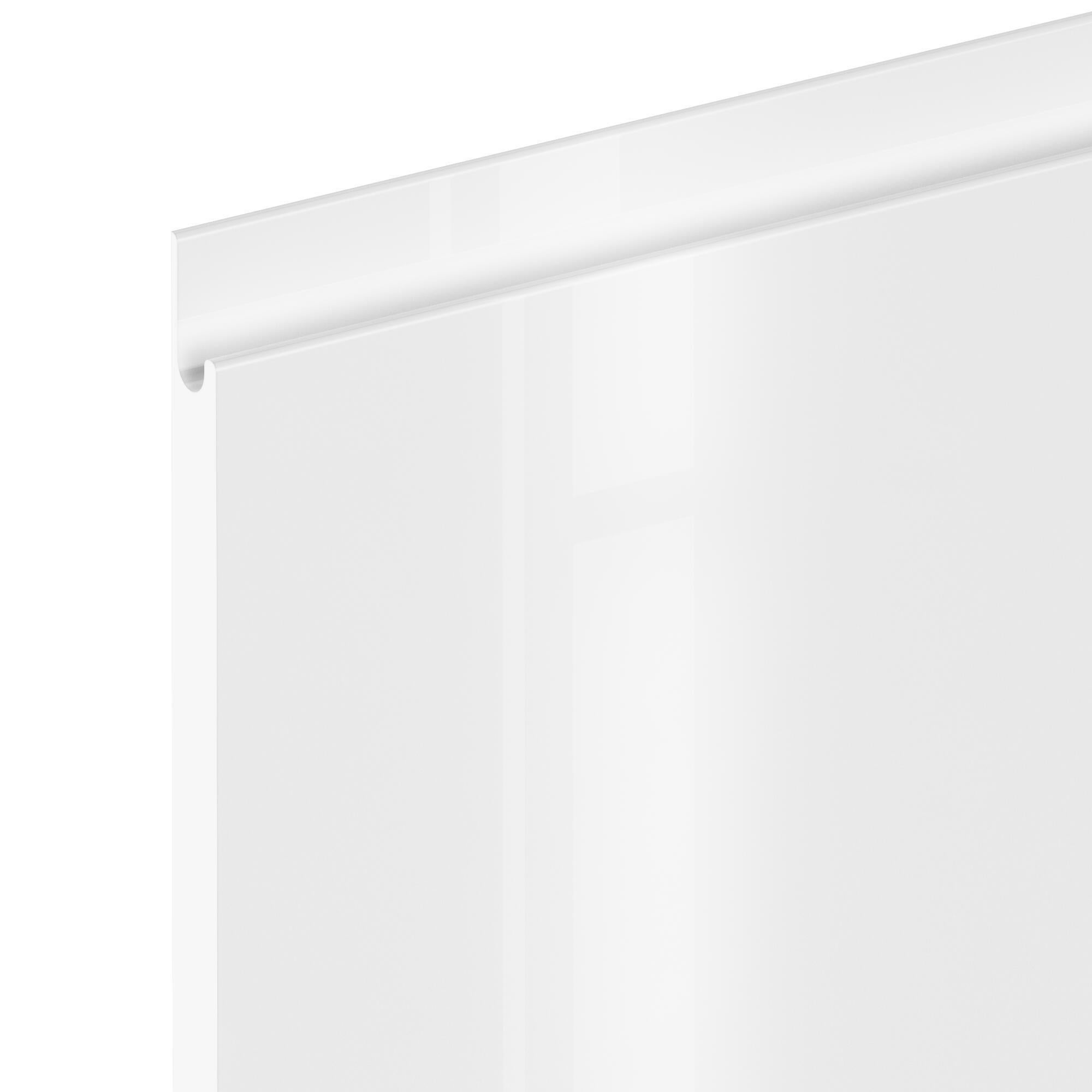 Porte de cuisine DELINIA ID Tokyo blanc brillant H.76.5 x l.39.7 cm - 4