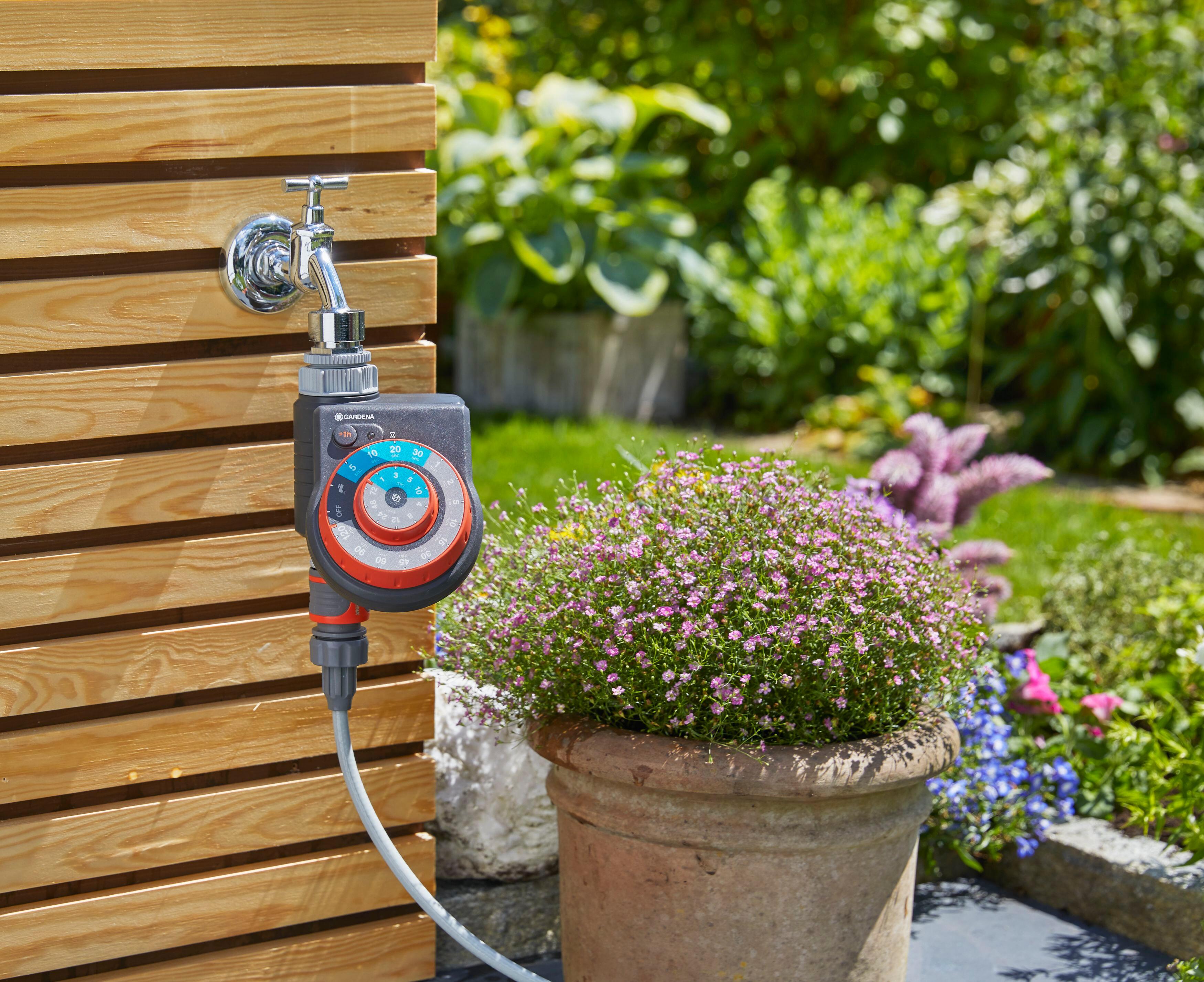 Programador de torneira GARDENA EASYPLUS 1 VIA - 6