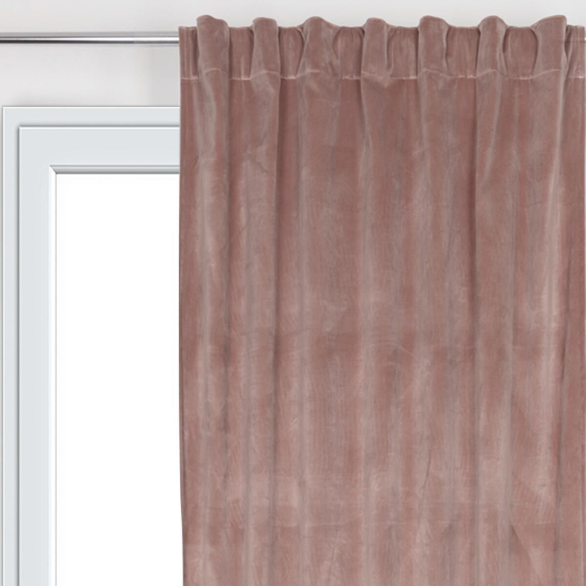 Tenda Misty rosa antionde, passanti nascosti 135x280 cm - 15