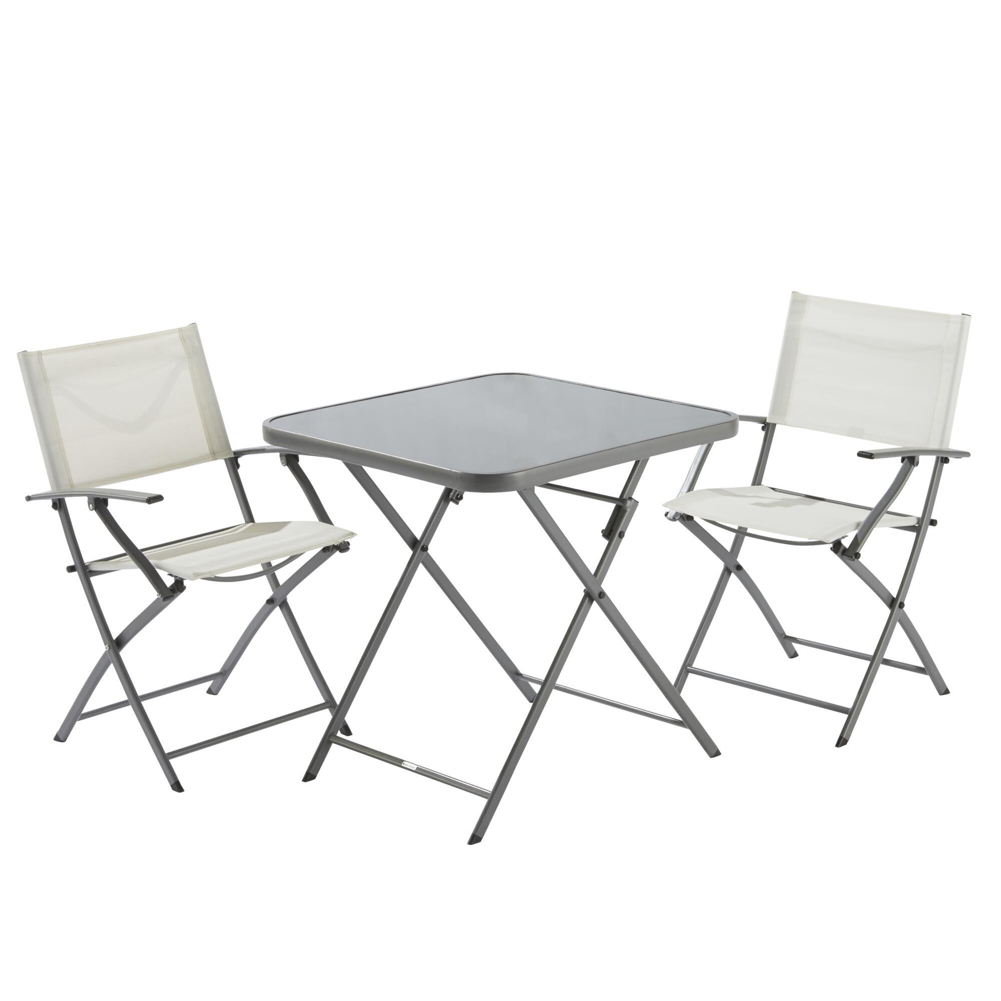 Fauteuil de jardin NATERIAL Emys en acier blanc - 4