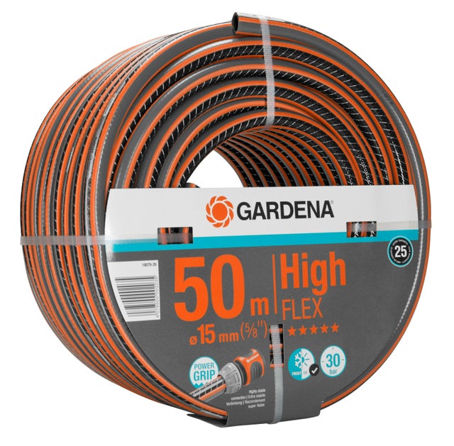 Tuyau d'arrosage GARDENA Highflex L.50 m Diam.15 mm