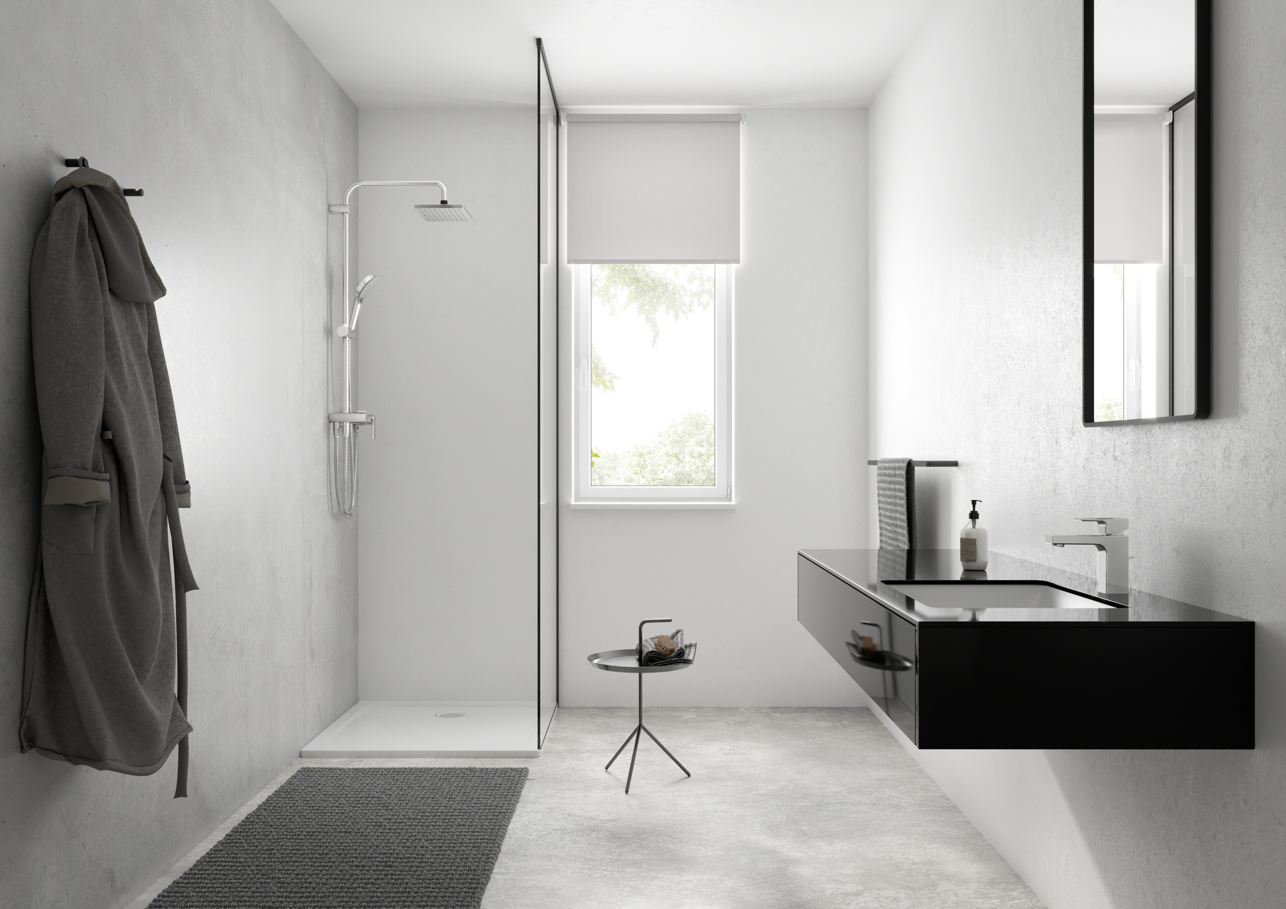 Mitigeur de douche mécanique chrome, Vernis Shape, HANSGROHE - 3