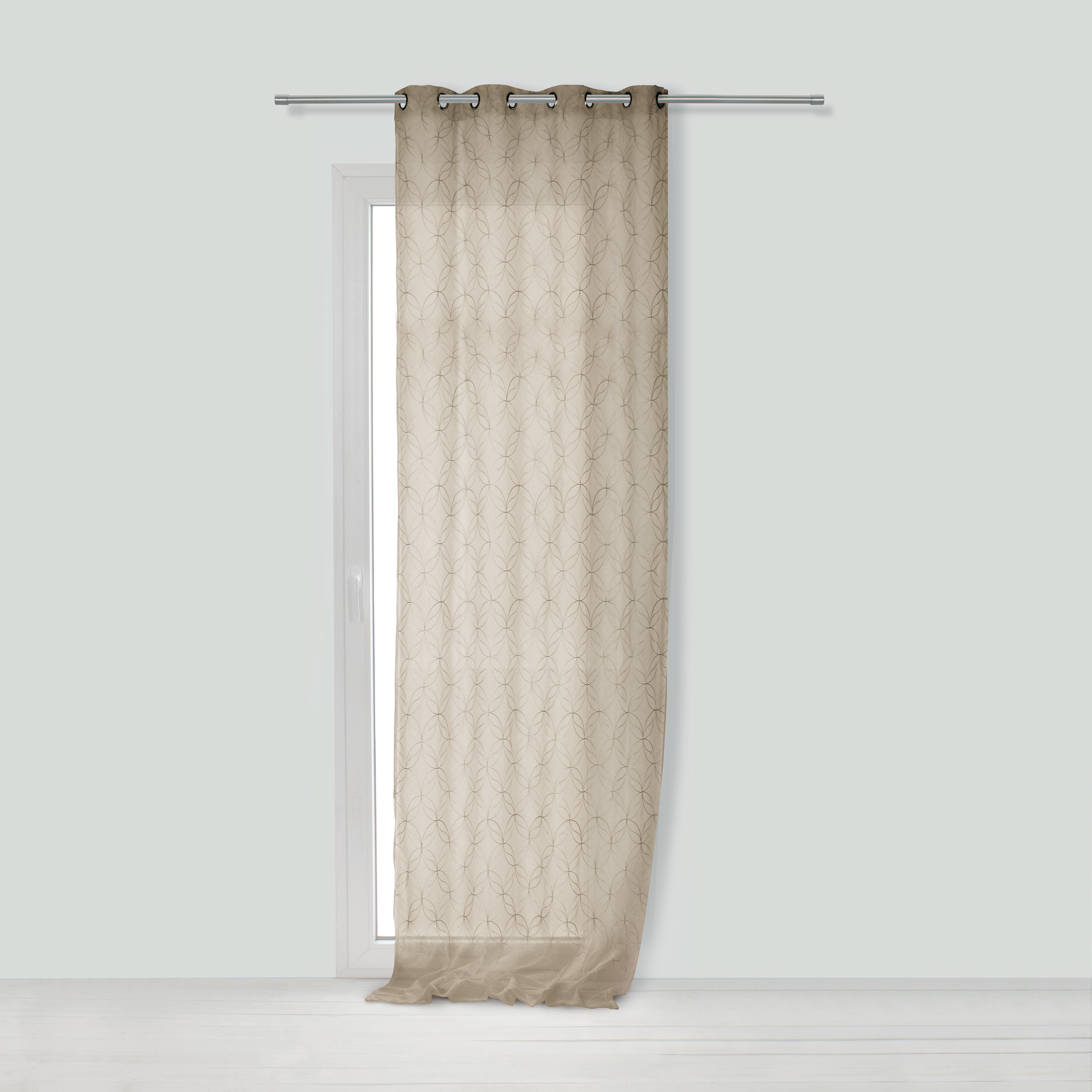 Tenda INSPIRE Abela marrone, occhiello 140x280 cm - 2