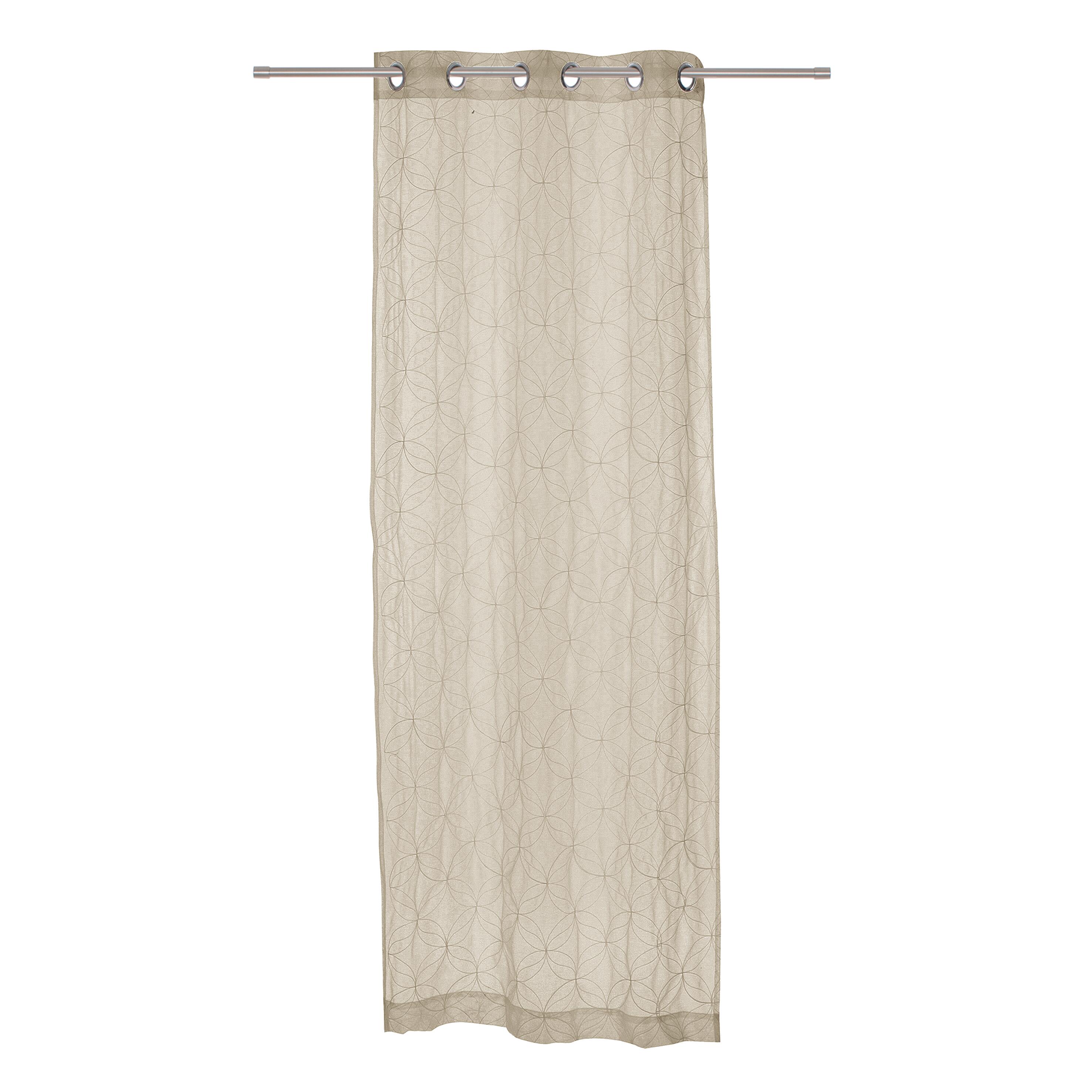 Tenda INSPIRE Abela marrone, occhiello 140x280 cm - 3