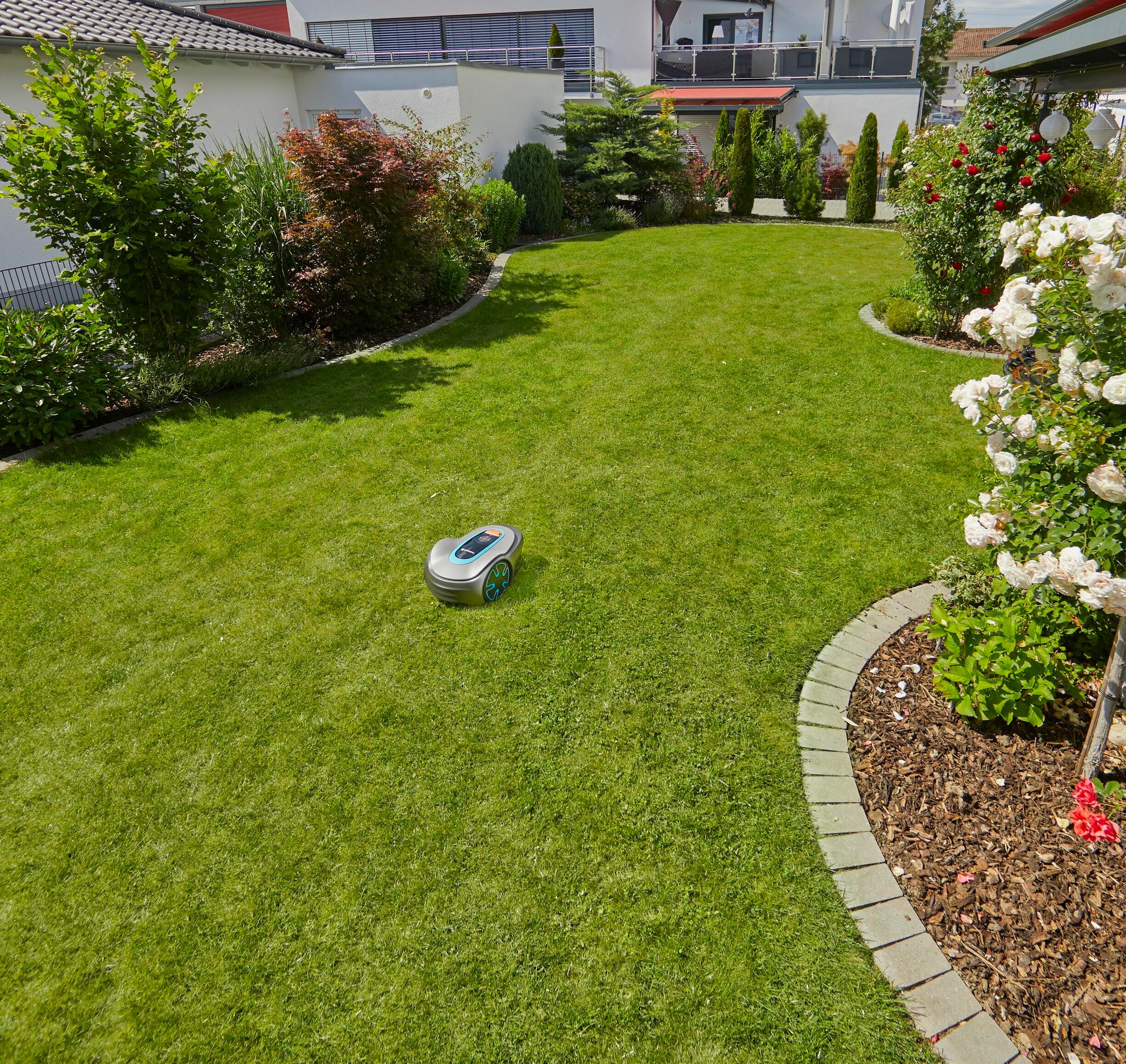 Robot tondeuse connecté GARDENA Sileno Minimo - 450m² - 15207-48 Bluetooth - 8
