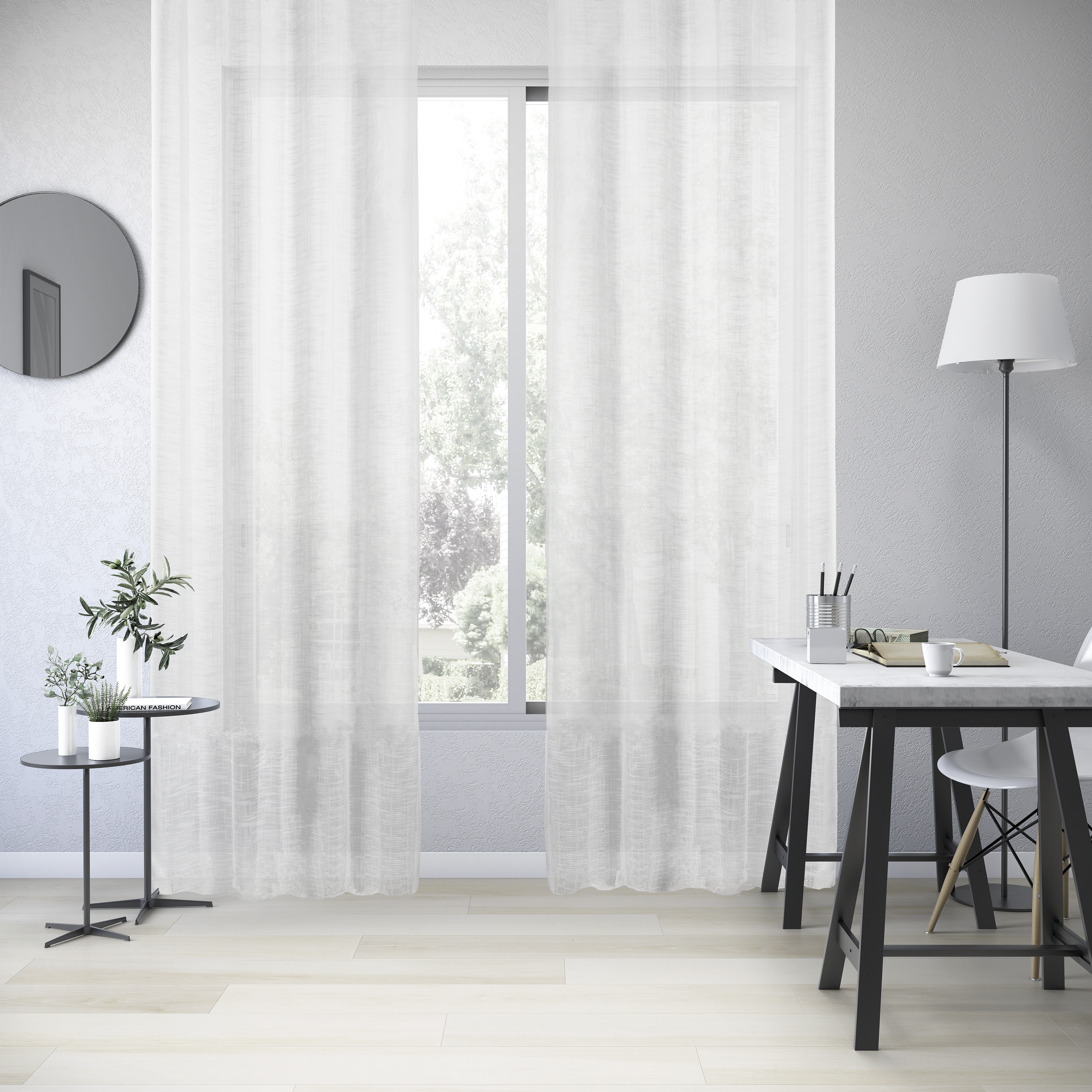 Tenda INSPIRE Amina bianco 200x280 cm - 3