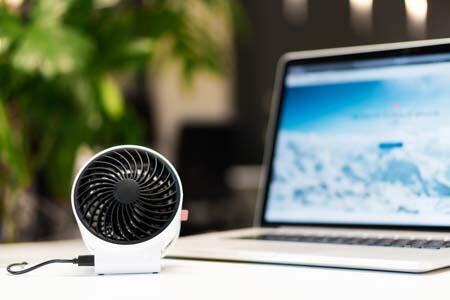Ventilateur BONECO F50 alimenté via port USB-C pour plus de flexibilité - 1
