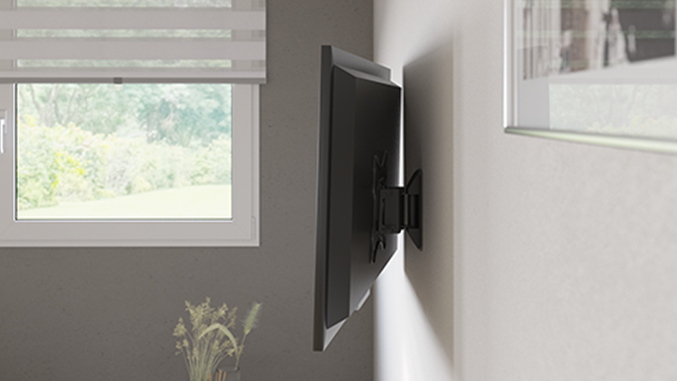 Support mural TV inclinable 50'max, charge maximale 35 kg, LEXMAN - 3