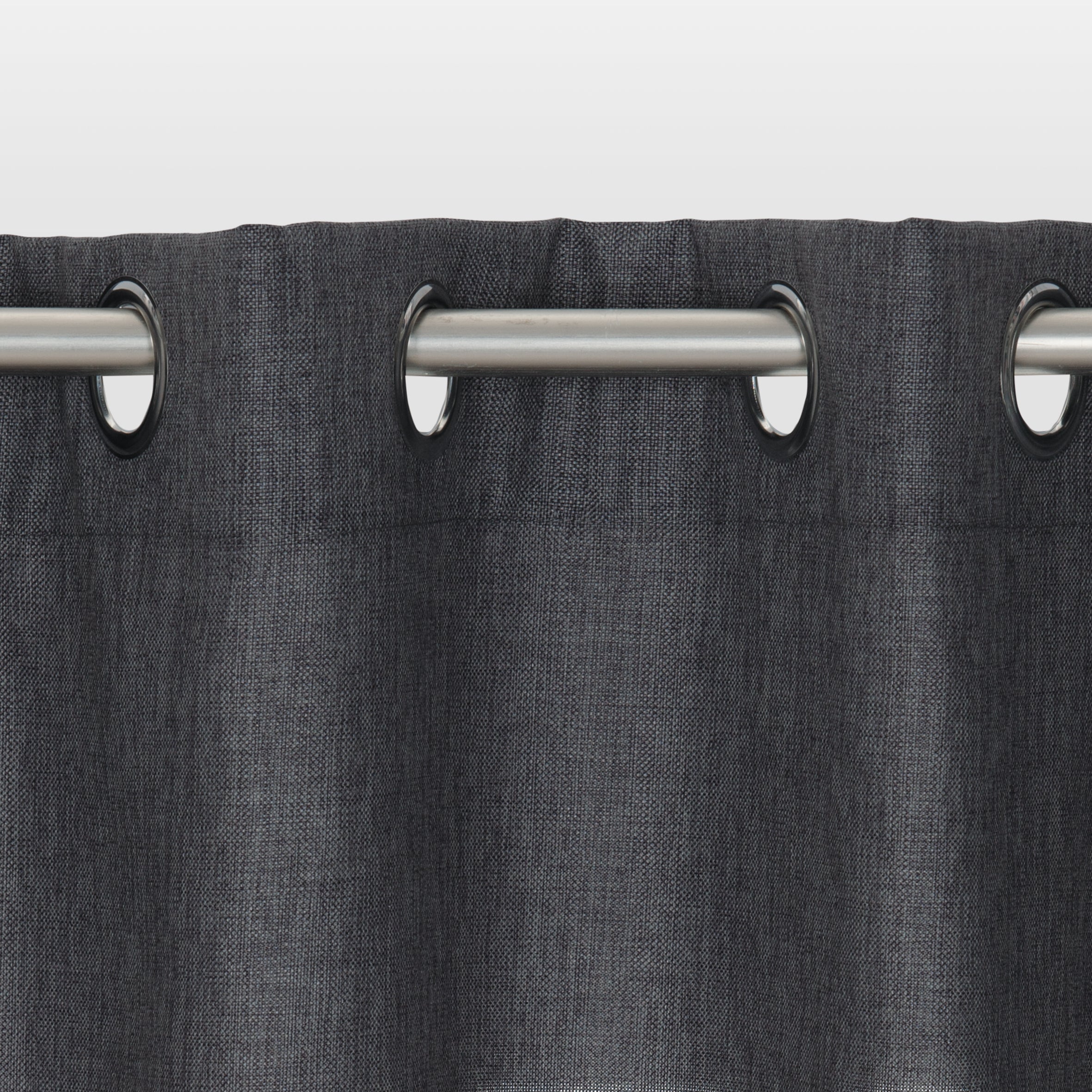 Tenda INSPIRE Looks grigio, lacci 140x280 cm - 7