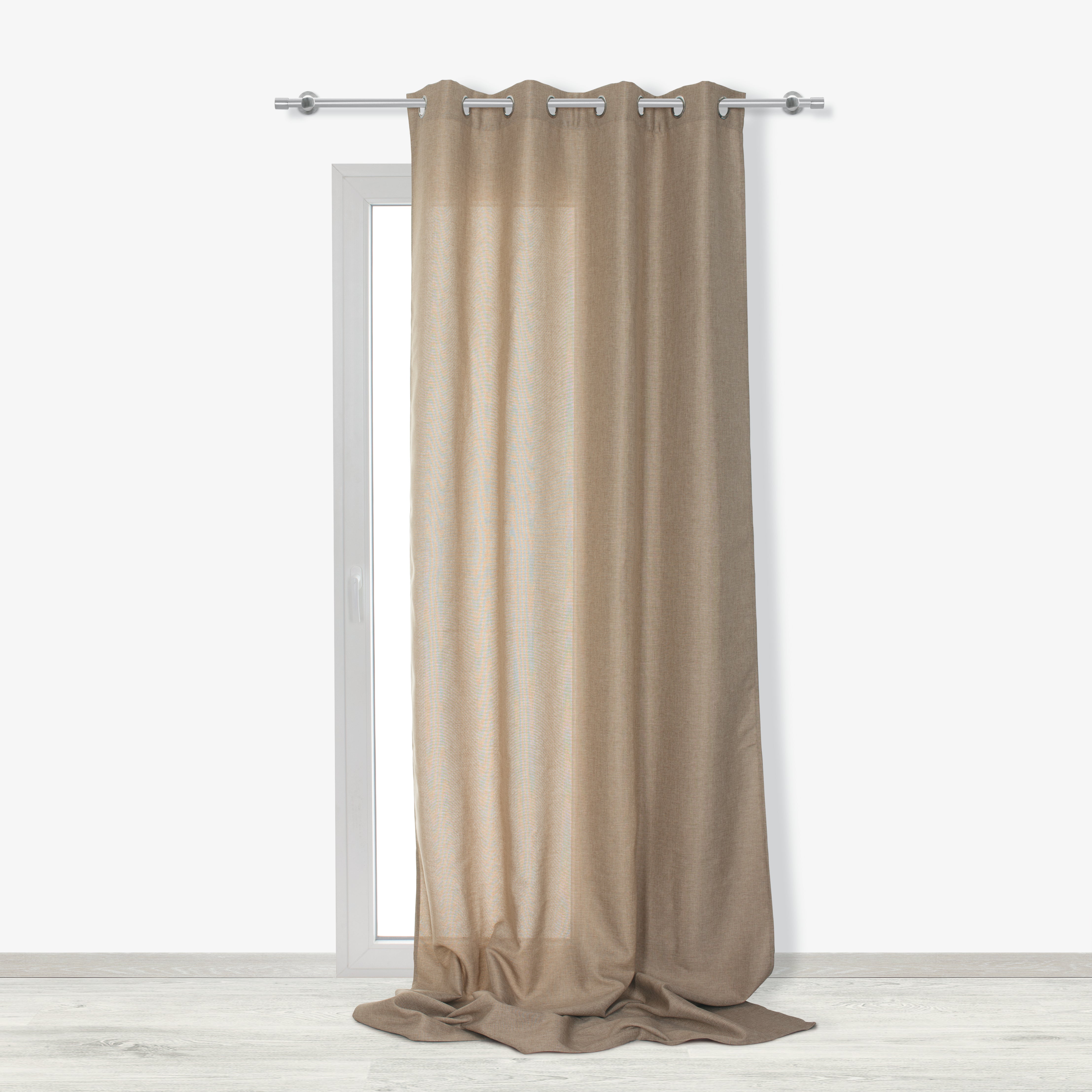 Tenda INSPIRE Looks tortora, occhiello 140x280 cm - 2