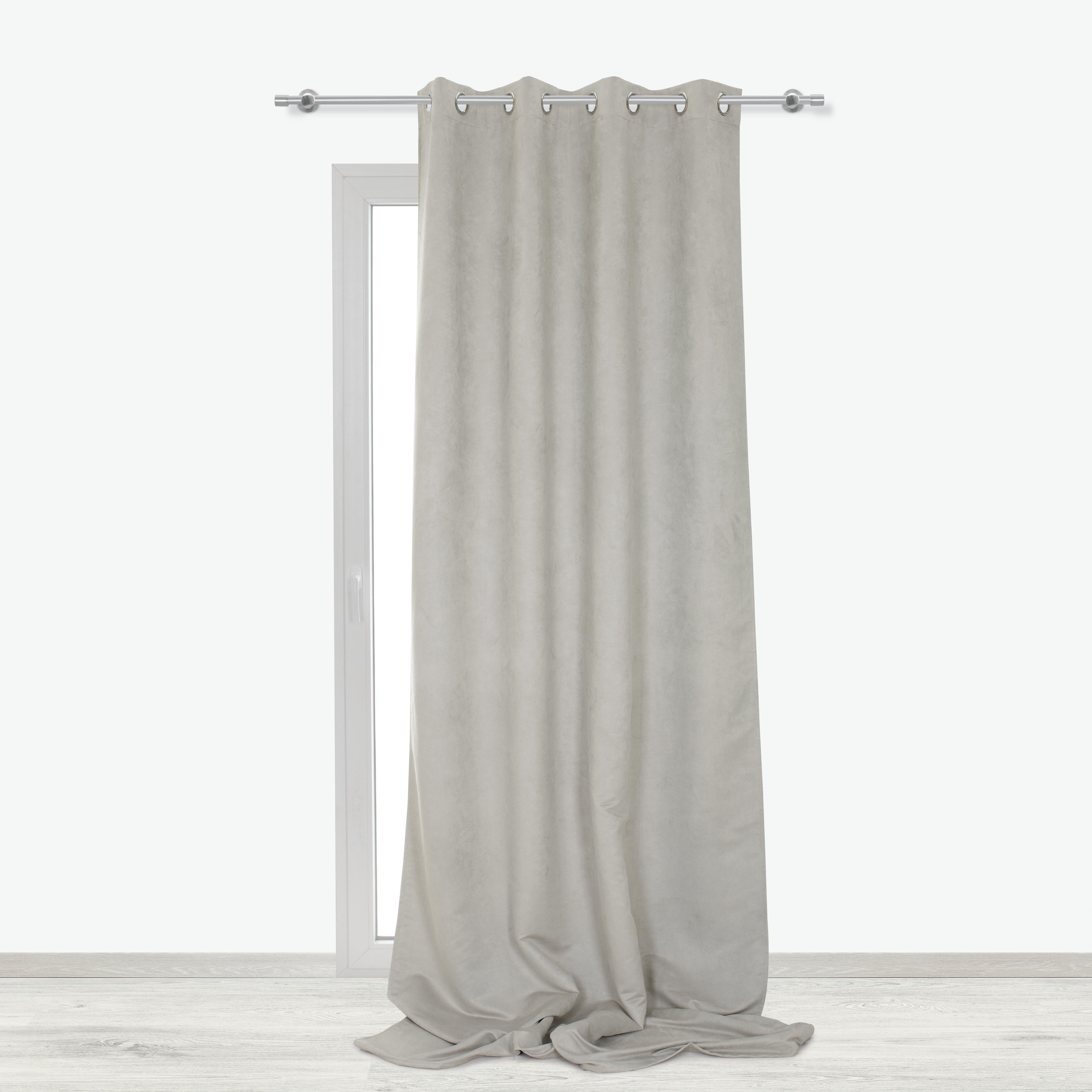 Cortinado ilhós New Manchester 140x280cm cinza Inspire - 26