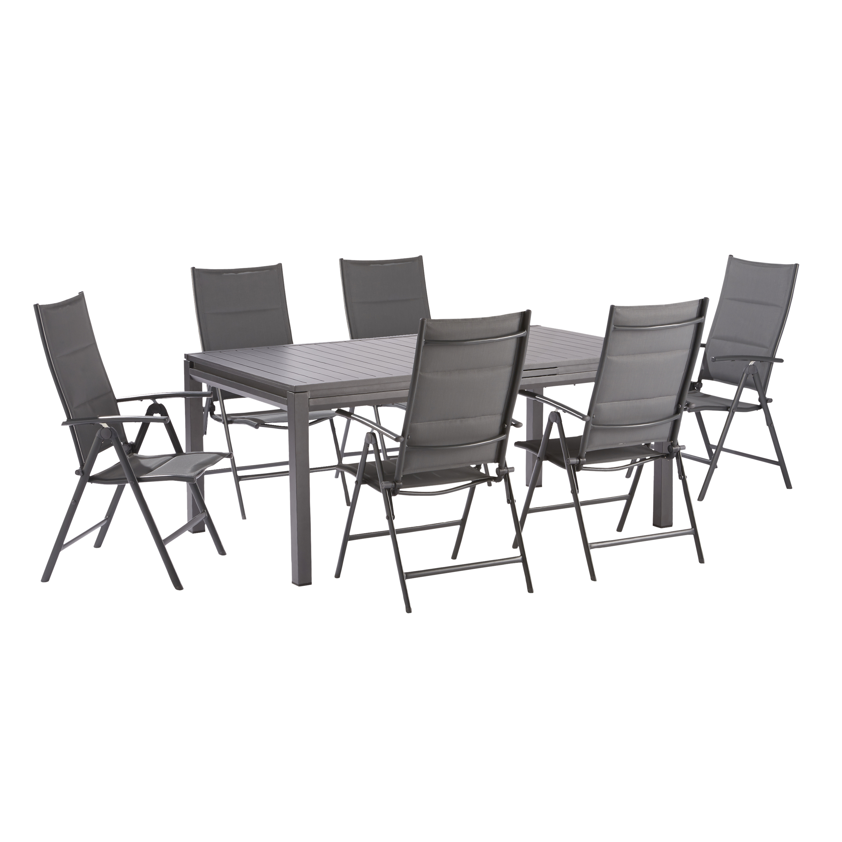 Mesa de alumínio Naterial Odyssea II Easy 180/240x100 cm Antracite - 44