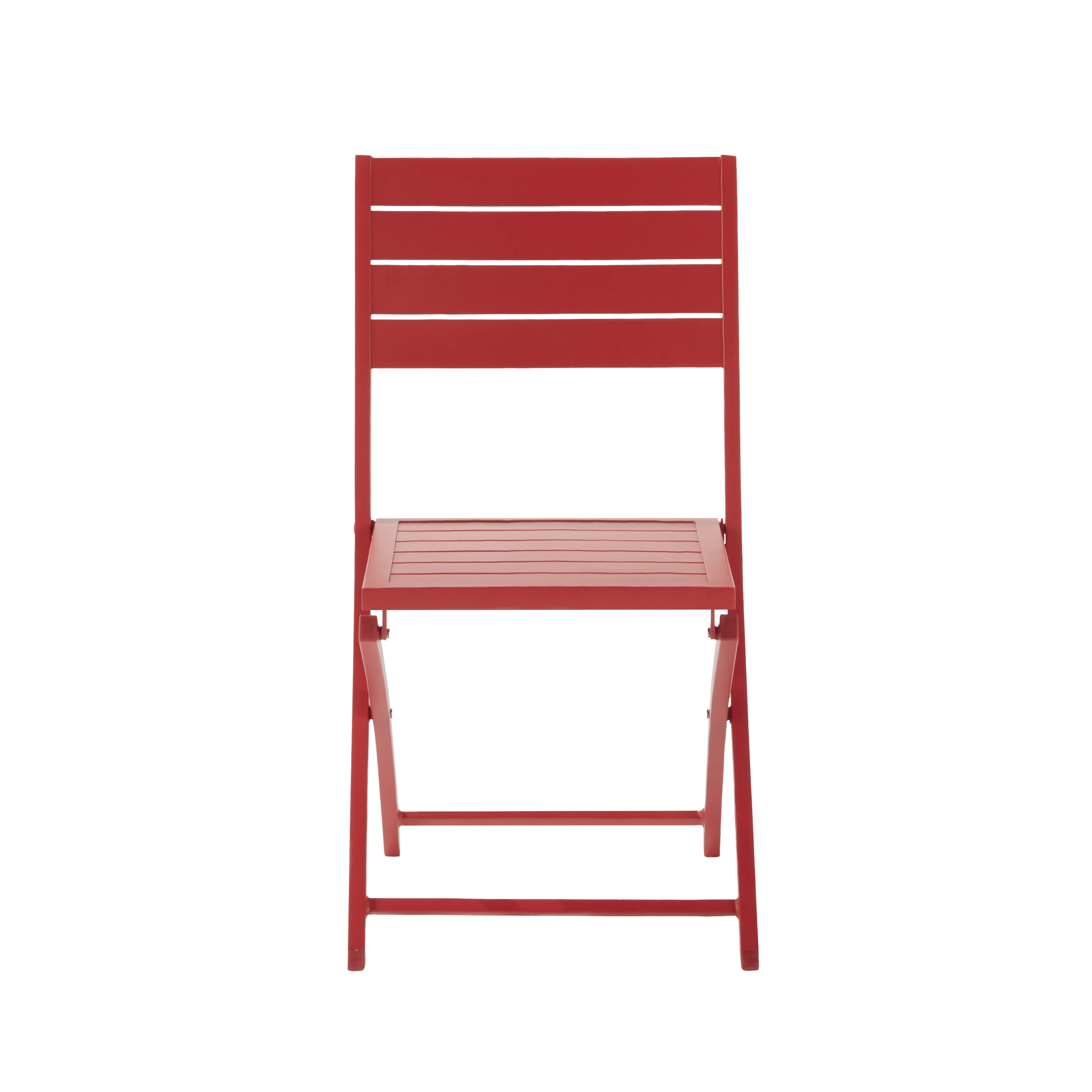 2 cadeiras de alumínio NATERIAL XARA II ORIGAMI VERMELHO - 25