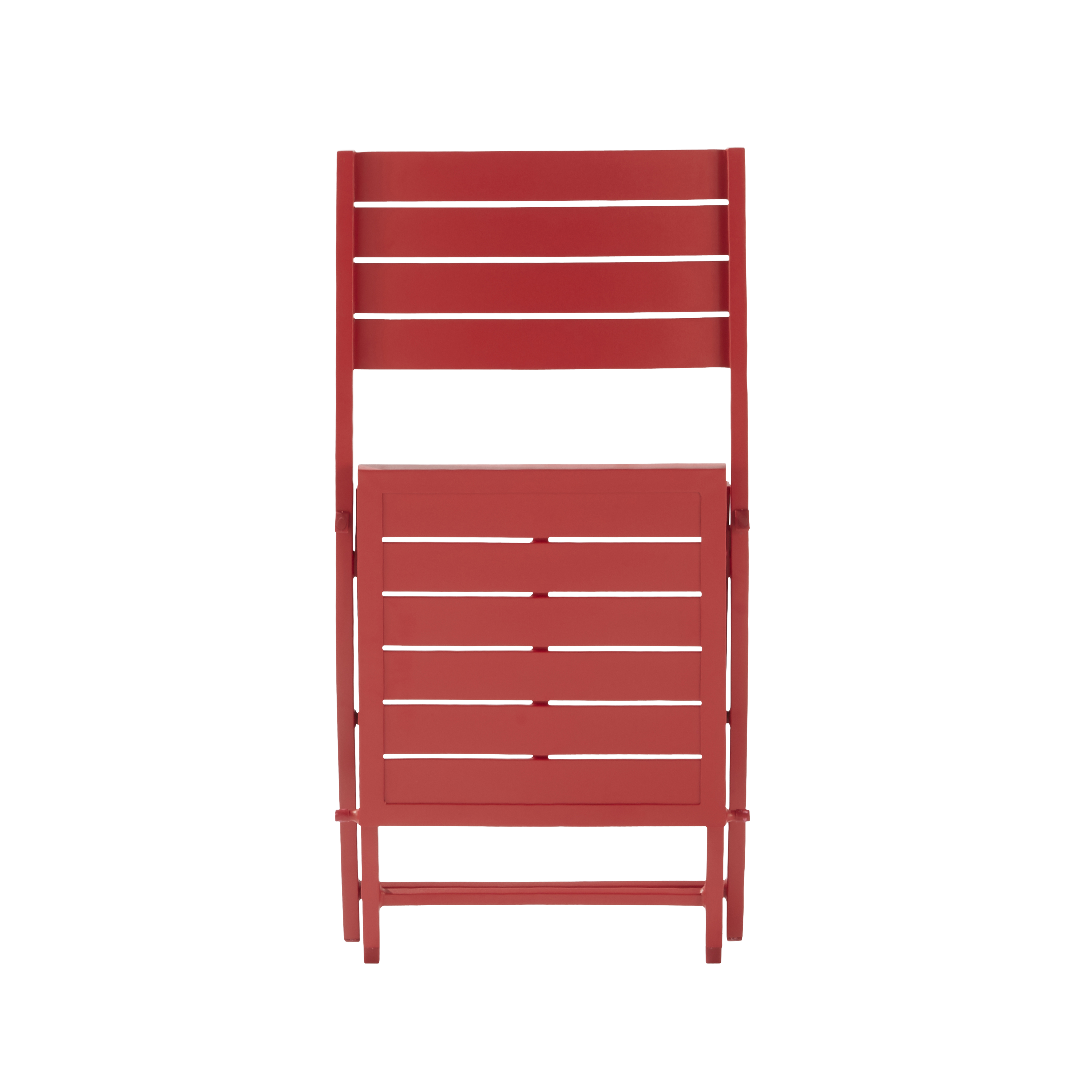 2 cadeiras de alumínio NATERIAL XARA II ORIGAMI VERMELHO - 26