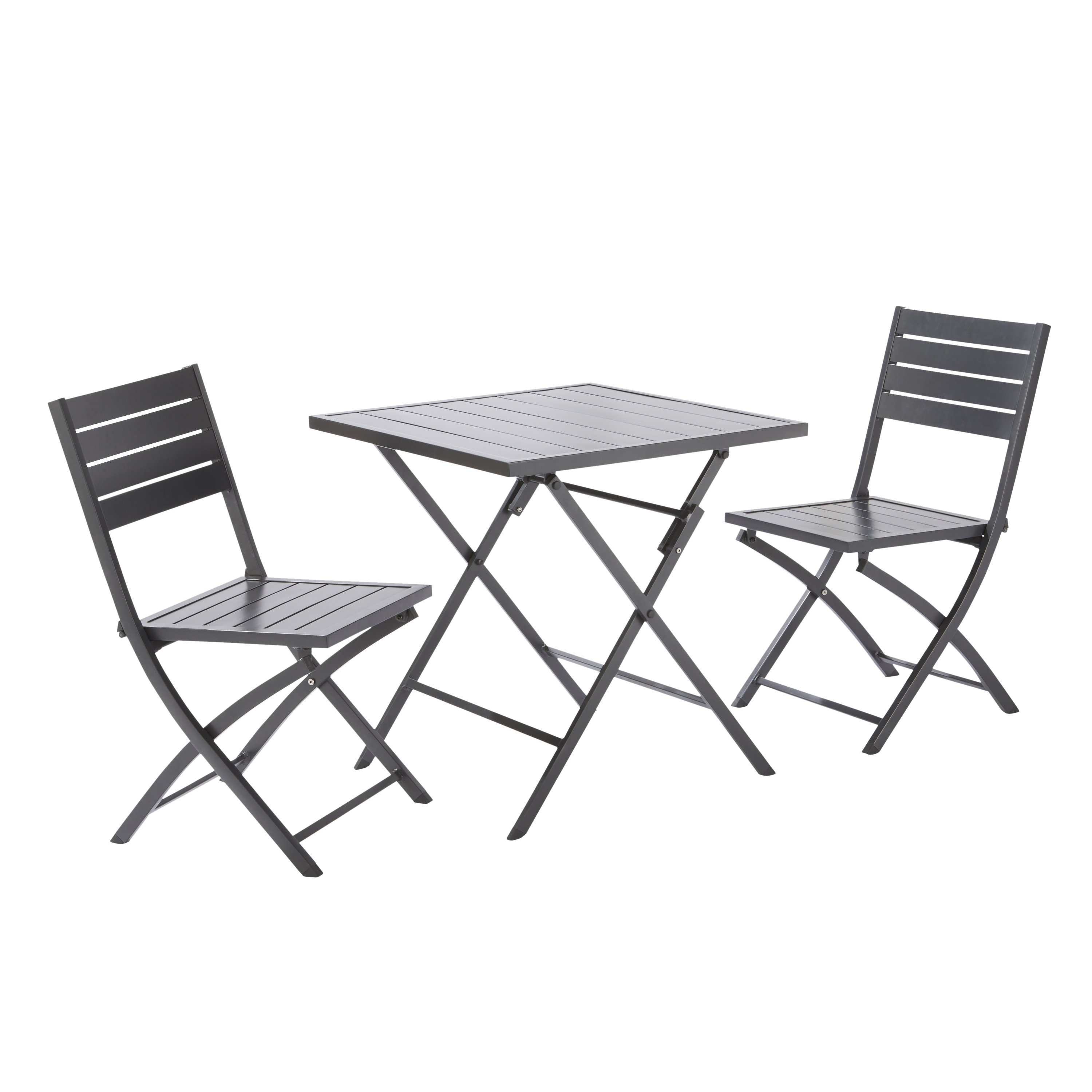 Mesa de alumínio NATERIAL XARA II ORIGAMI 71X71CM ANTRACITE - 15