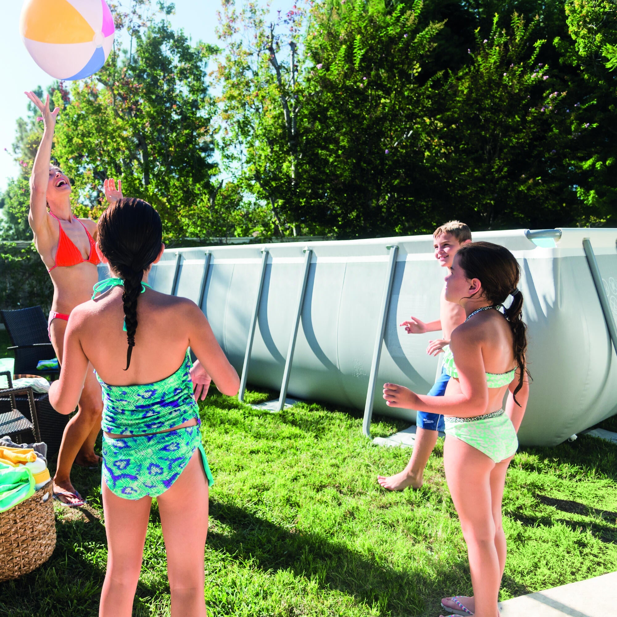 Piscine prism frame rectangulaire Intex