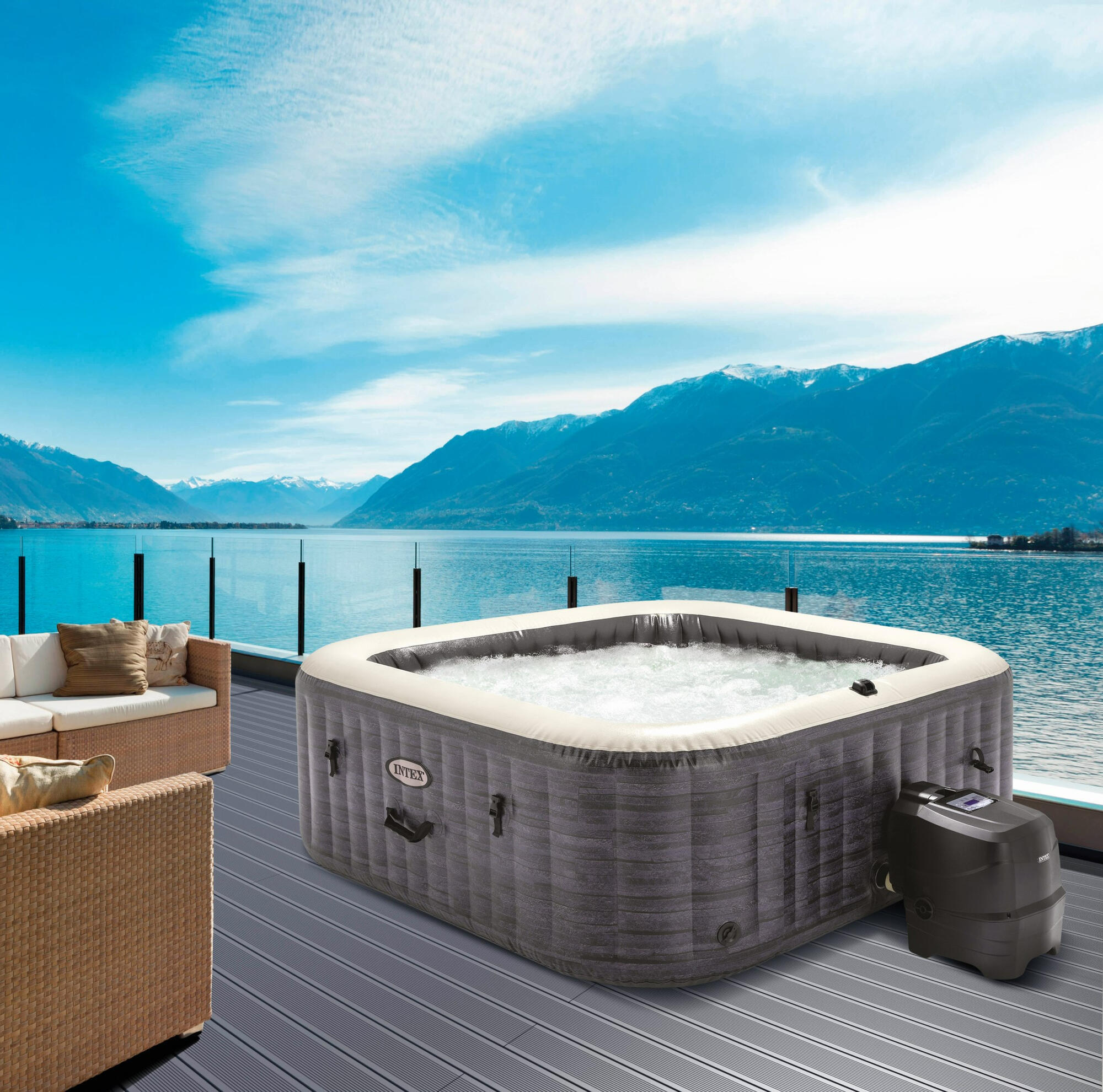 Spa gonflable Intex Ardoise Nouveauté 2022 - 1