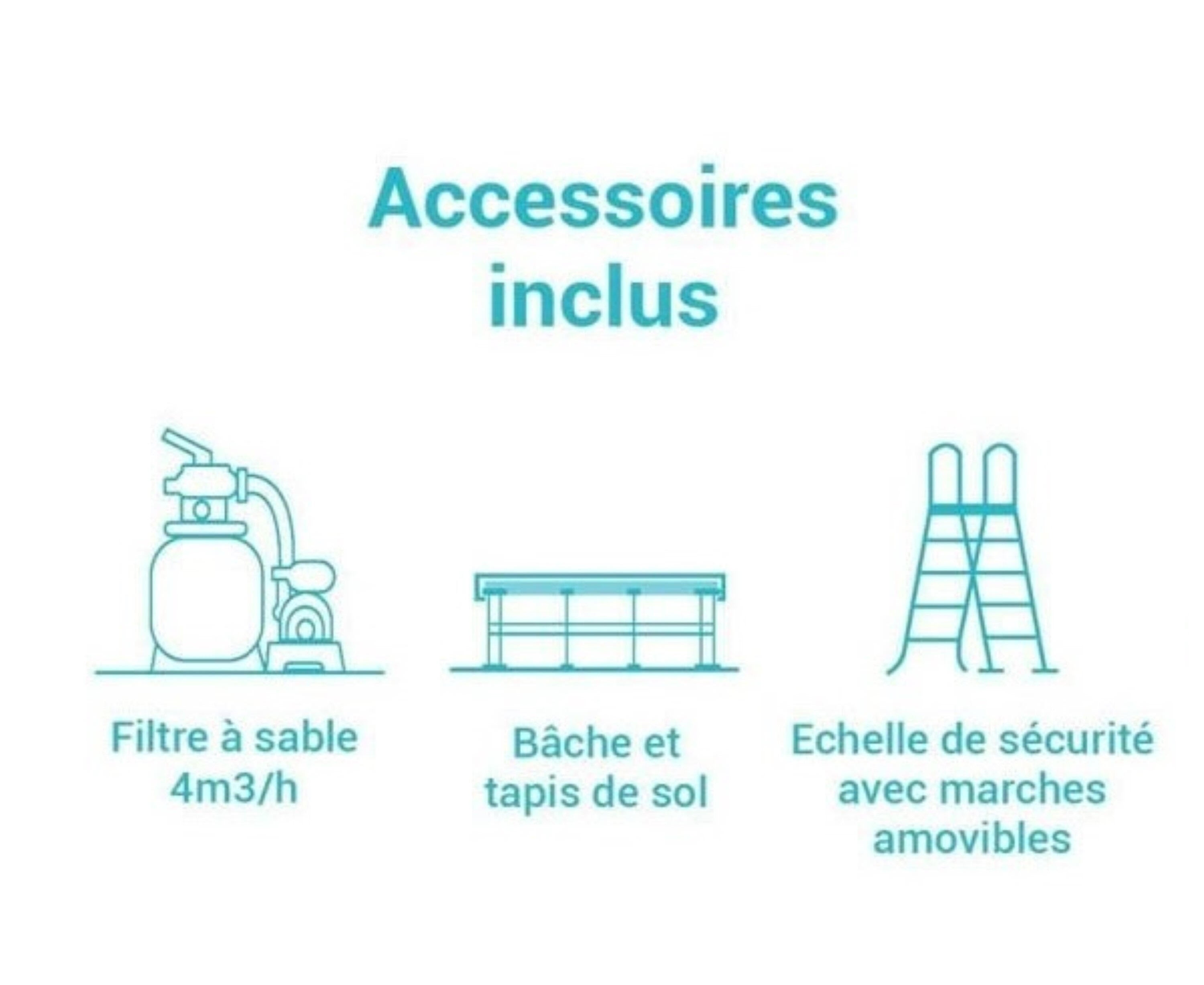 Piscine Graphite intex Accessoires - 4