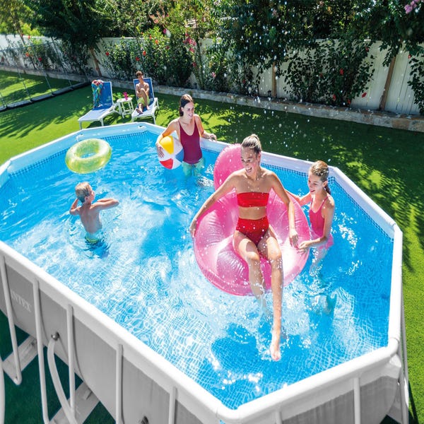 Piscine tubulaire INTEX Prism Frame ovale