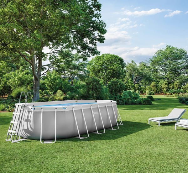 Piscine tubulaire INTEX Prism Frame ovale
