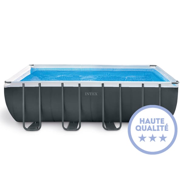 Piscine tubulaire Intex XTR rectangulaire haute qualité