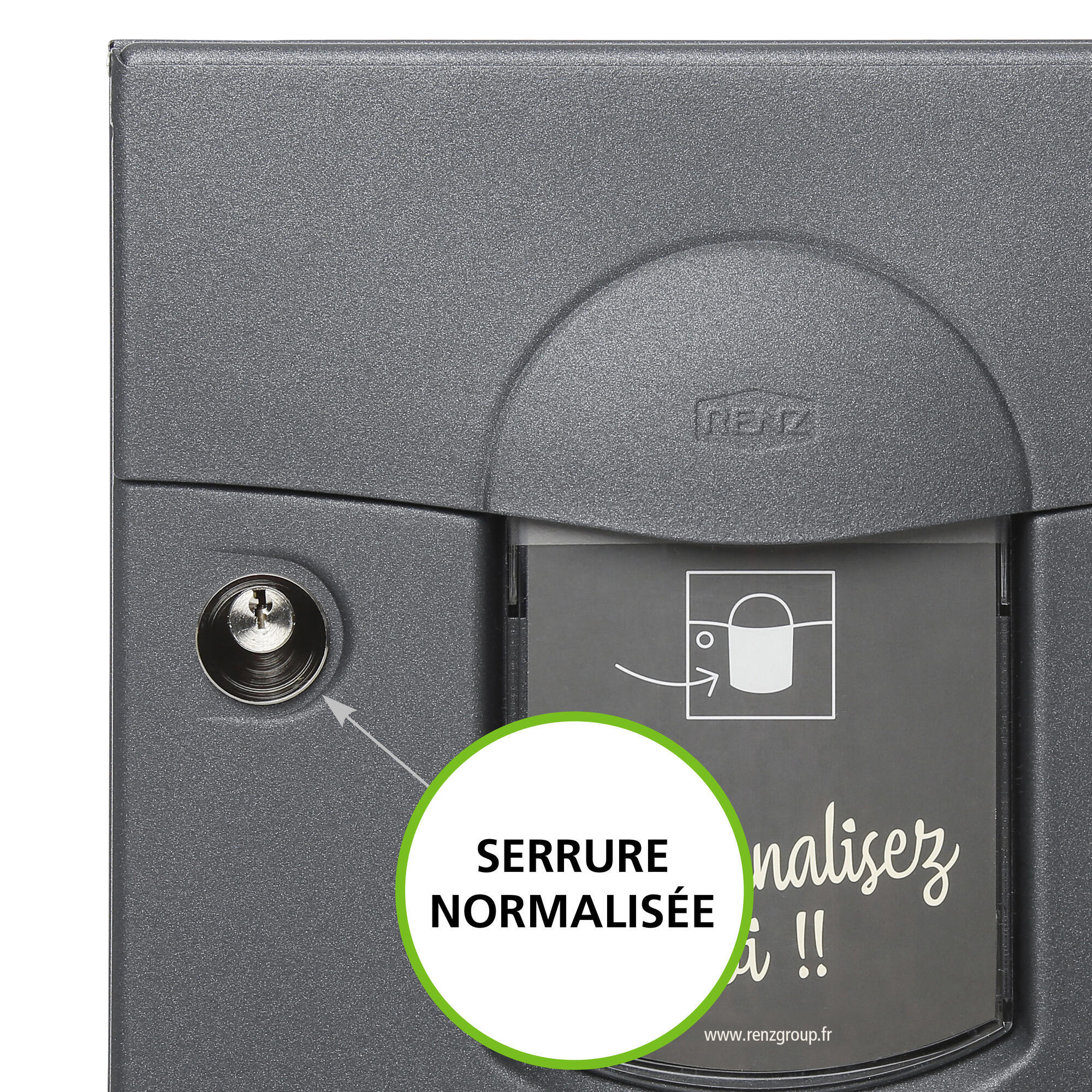 Boite aux lettres avec serrure agréée solea renz - 5