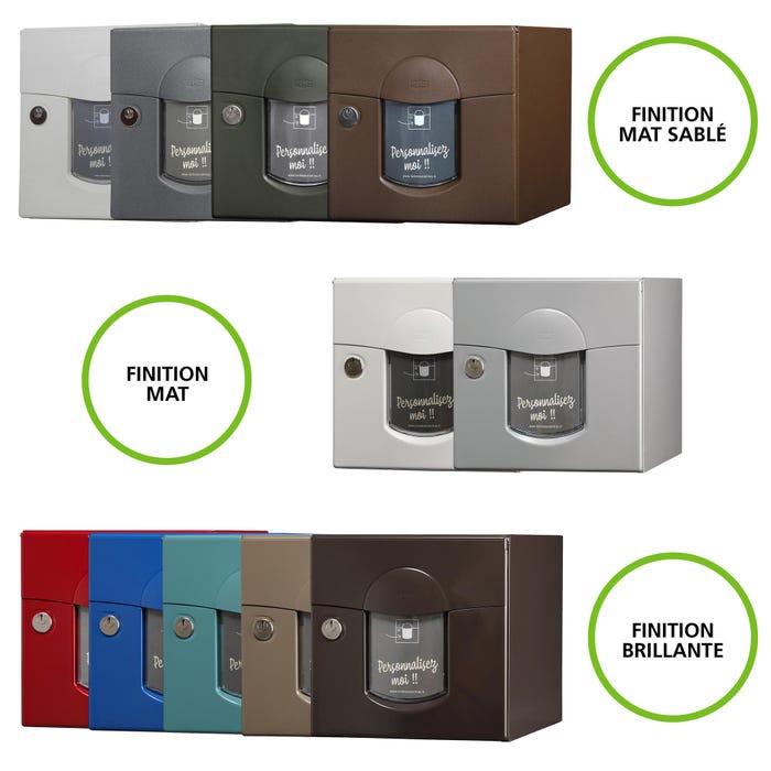 Boite aux lettre solea renz coloris