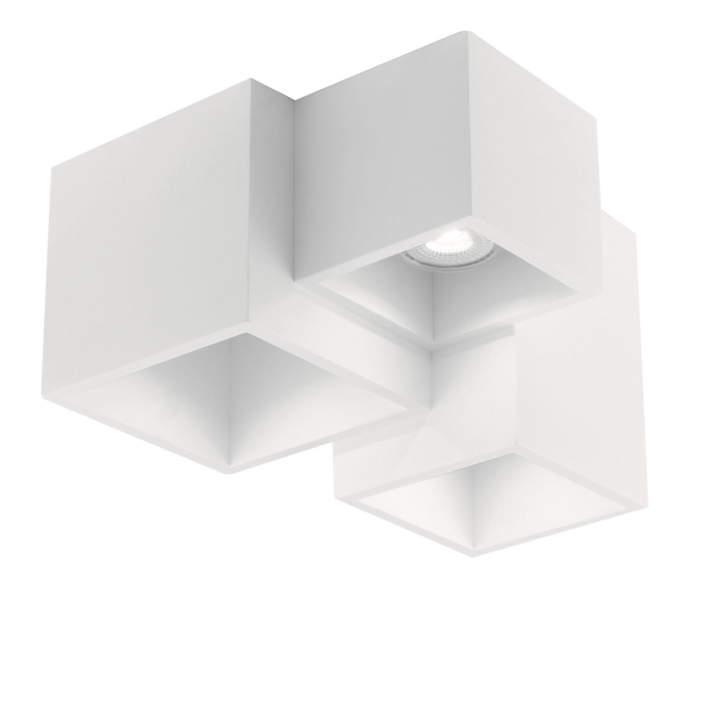 Plafoniera design Foster bianco IP20, 3XGU10 INSPIRE - 3