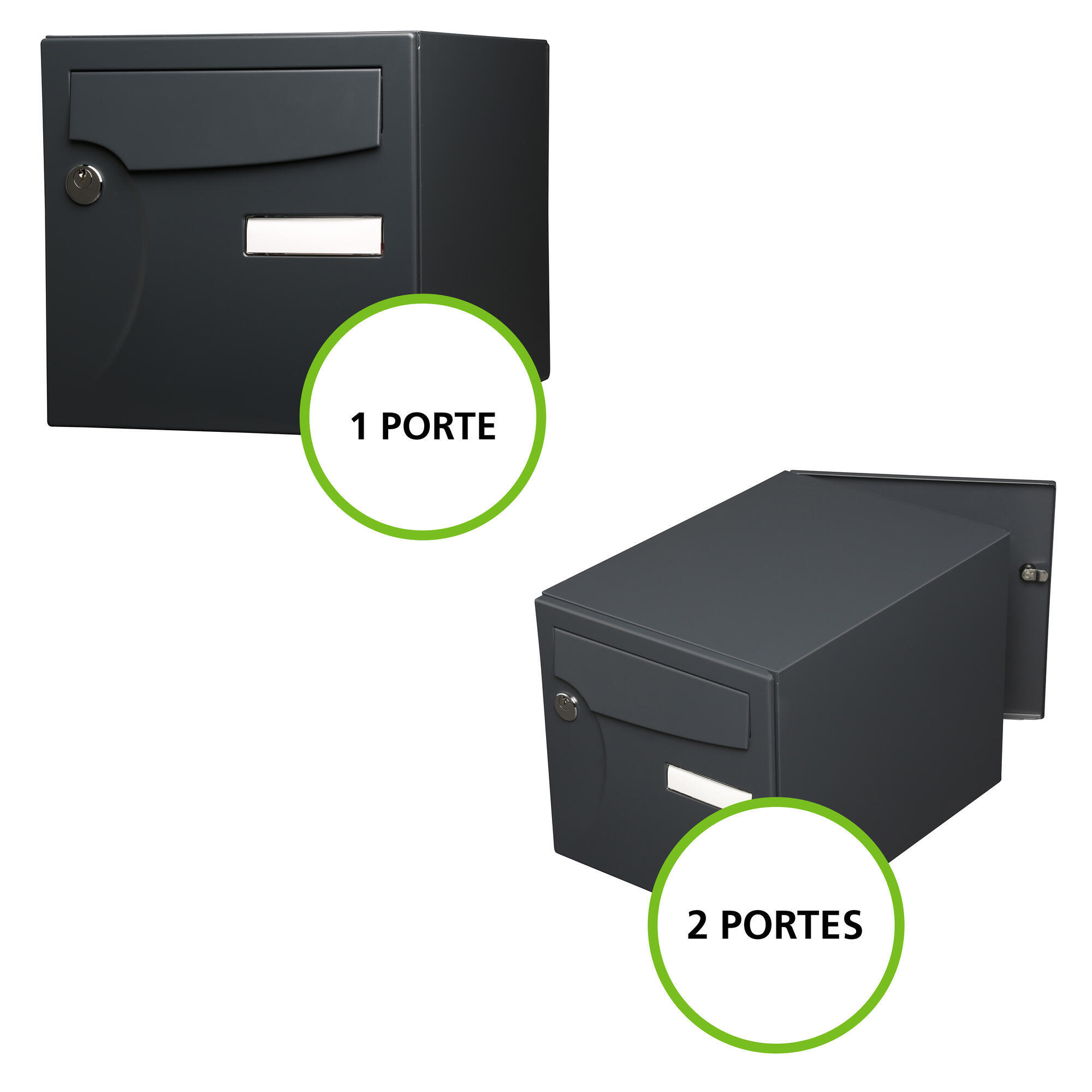 boite aux lettres animation 1 ou 2 porte - 7