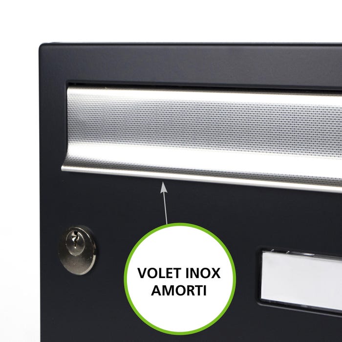 boite aux lettre allure design volet anti bruit