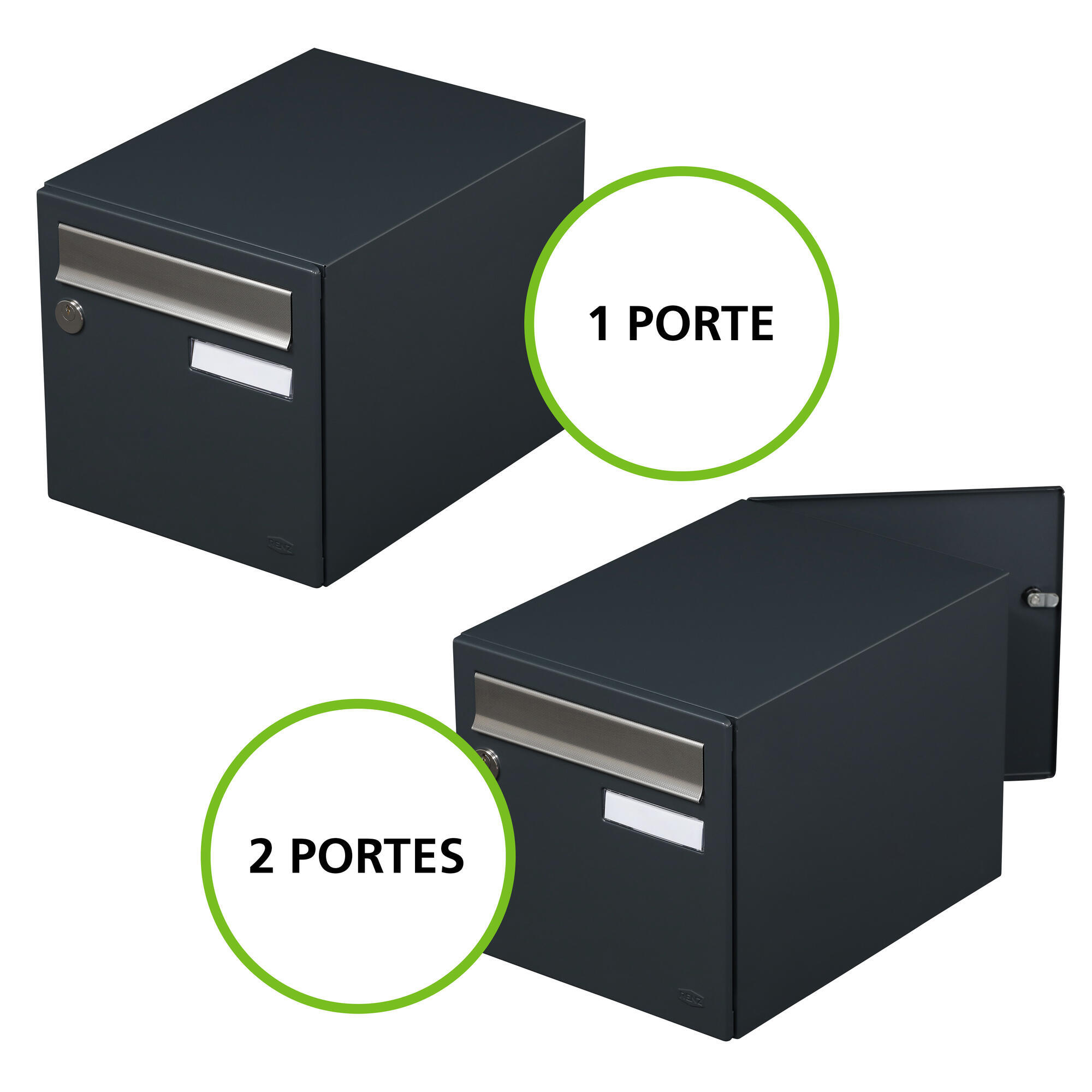 boite aux lettres allure renz 1 ou 2 portes - 7