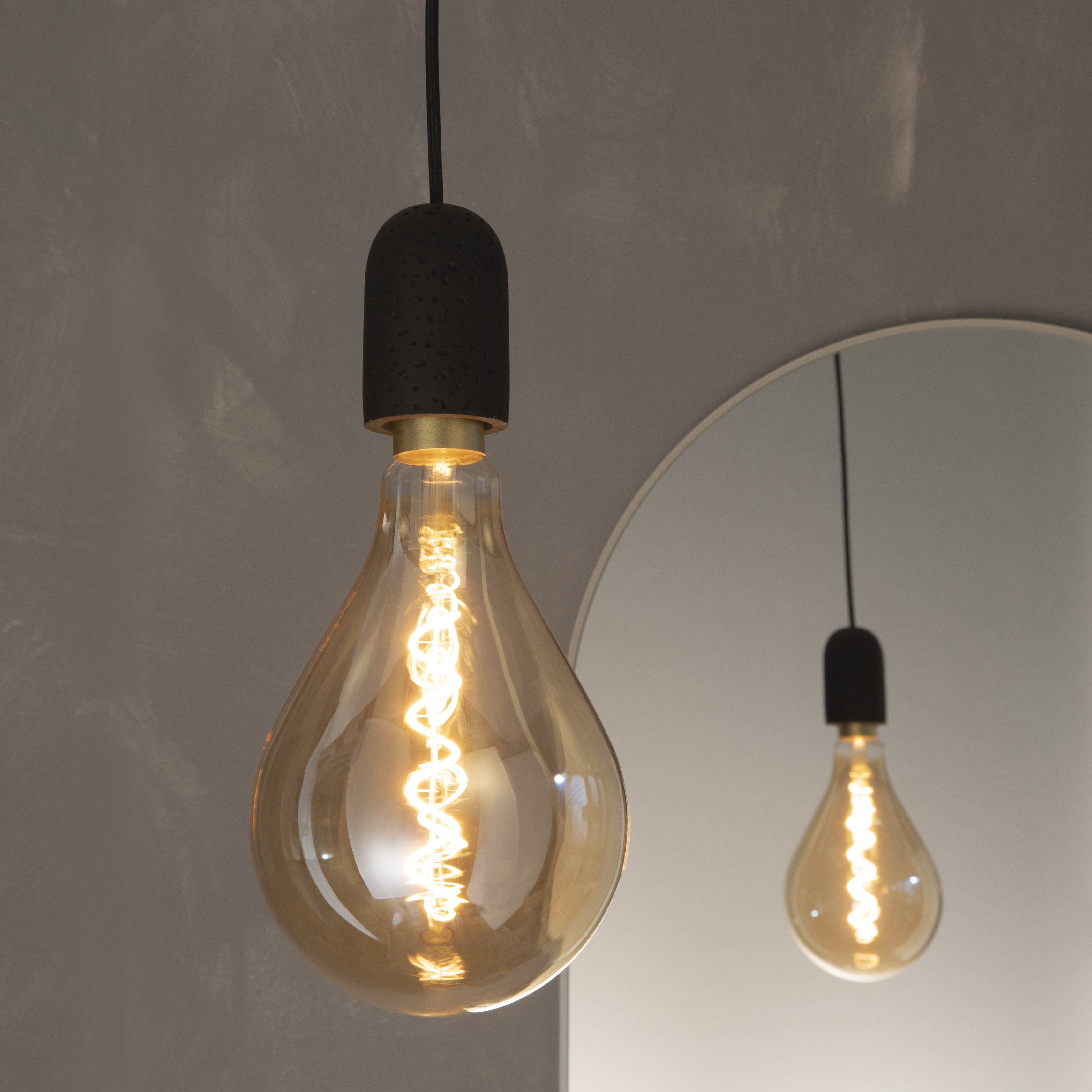 Lampa wisząca Rood czarna E27 Inspire - 8